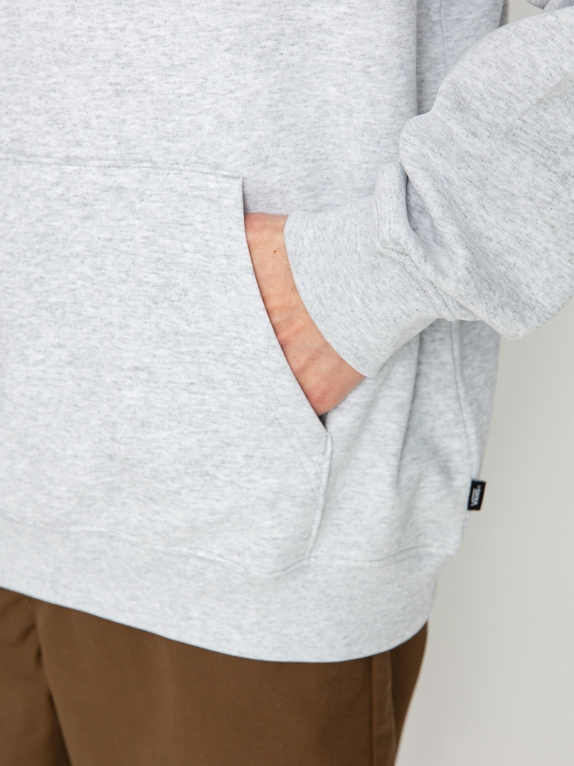 Суитшърт с качулка Vans Vans Sport Loose Fit Fleece HD (light grey heather)