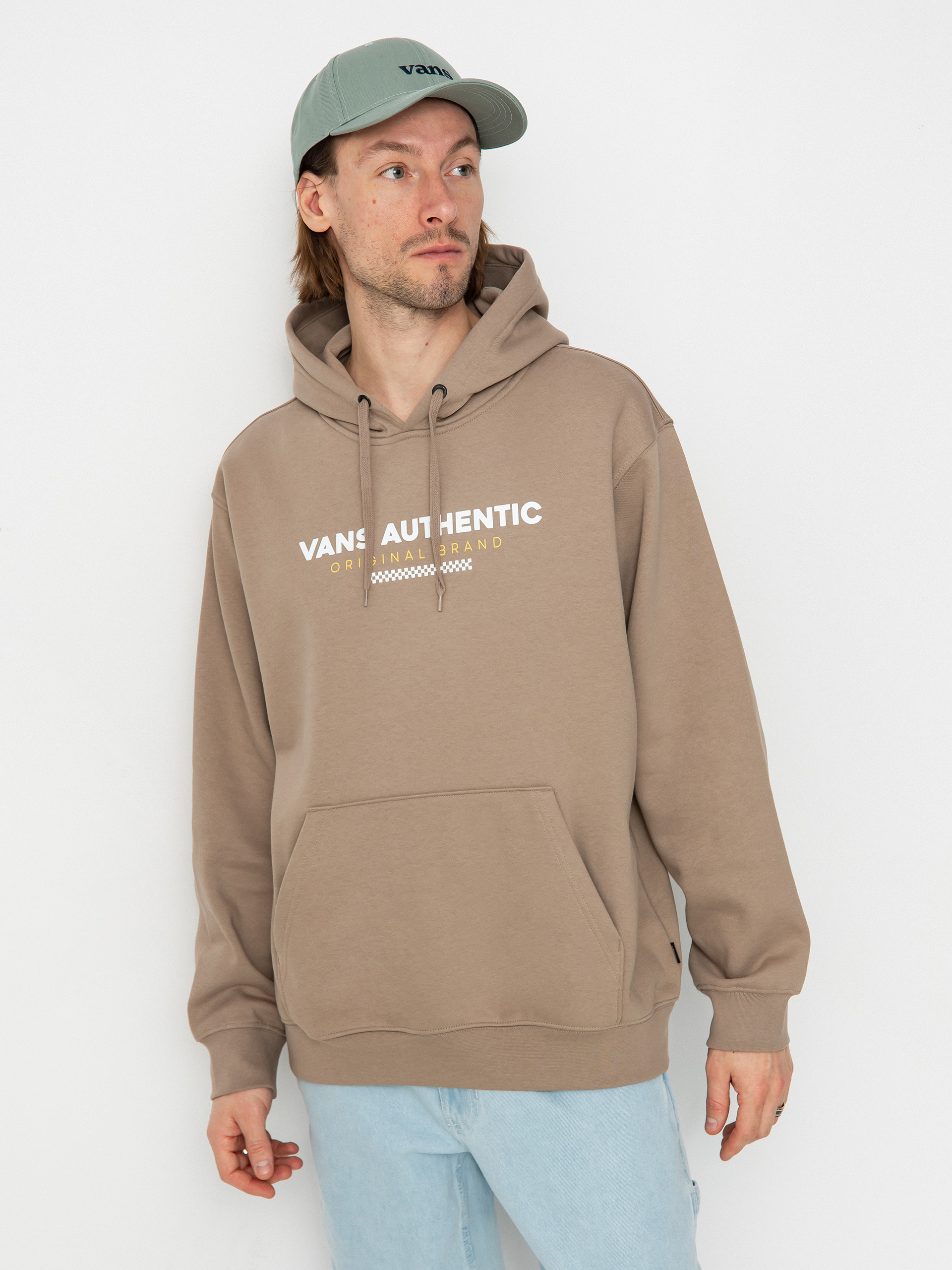 Суитшърт с качулка Vans Vans Sport Loose Fit Fleece HD (desert taupe)