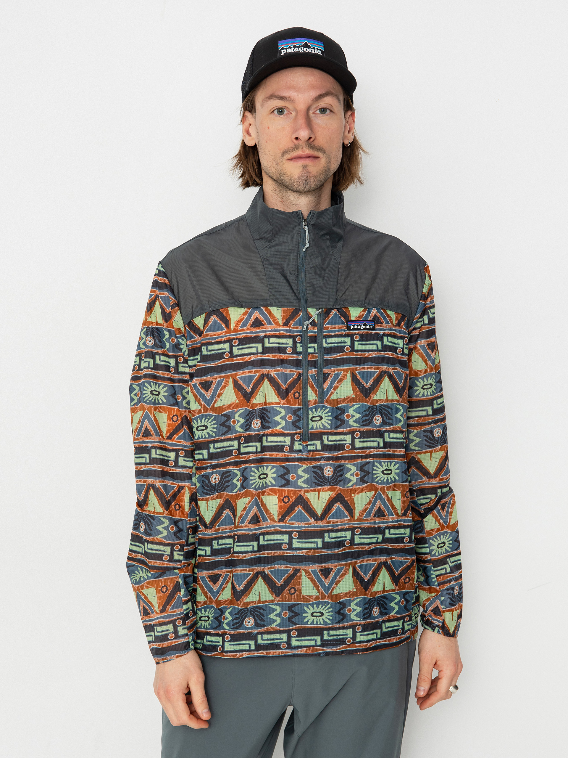 Яке Patagonia Houdini Stash (high hopes geo forge grey)