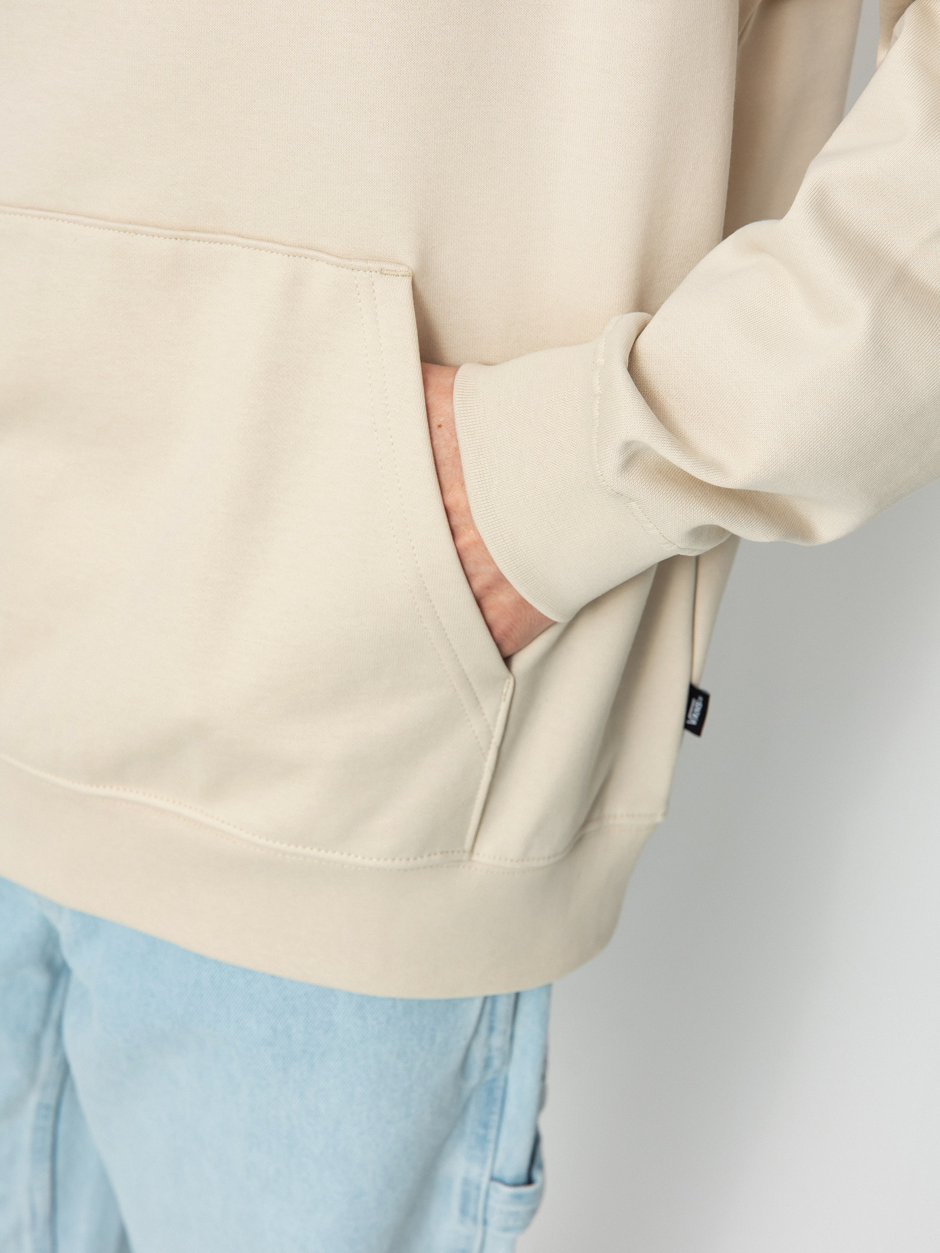 Суитшърт с качулка Vans Meteor Mushroom Loose HD (oatmeal)