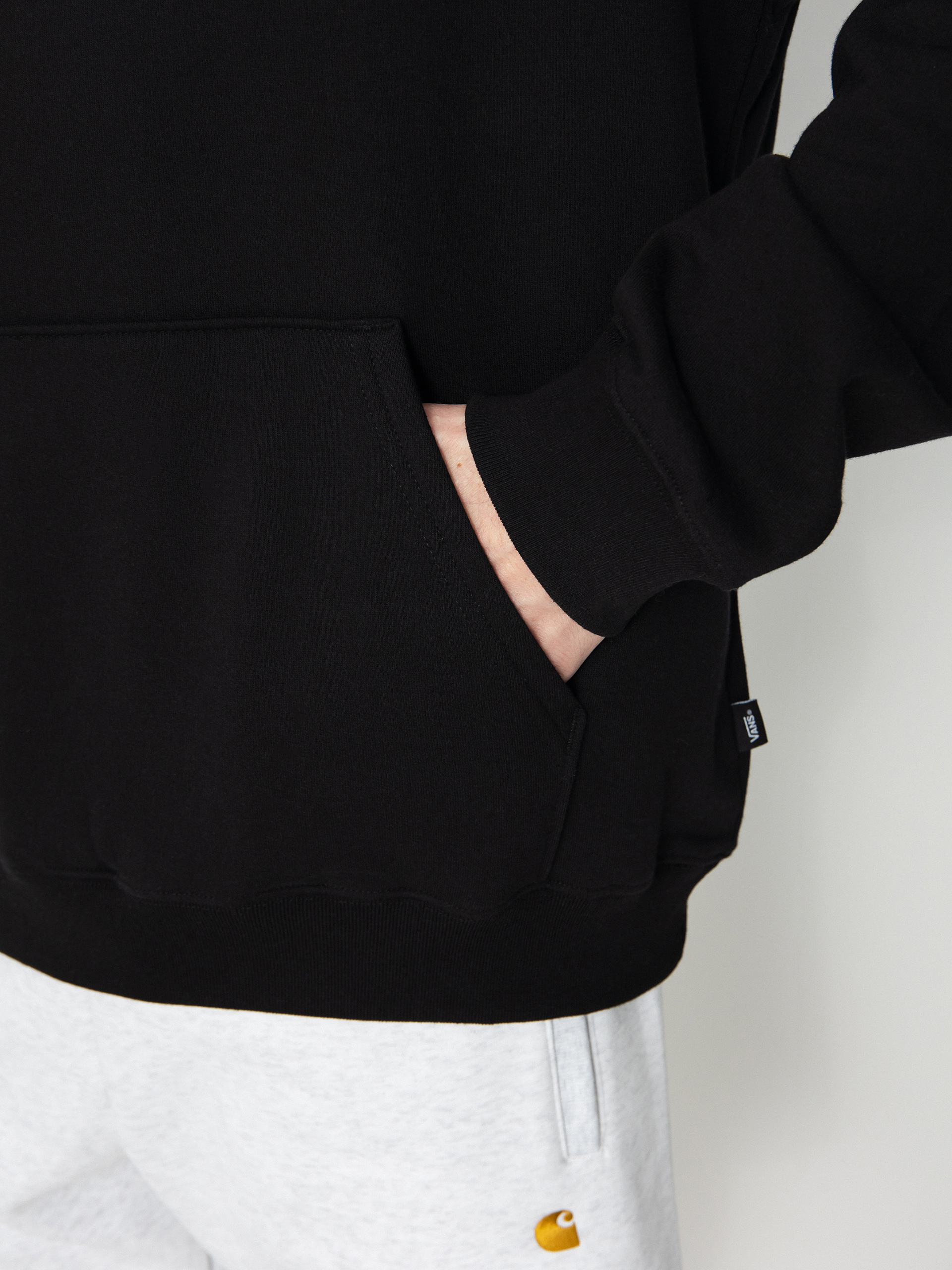 Суитшърт с качулка Vans Vans Arched HD (black)