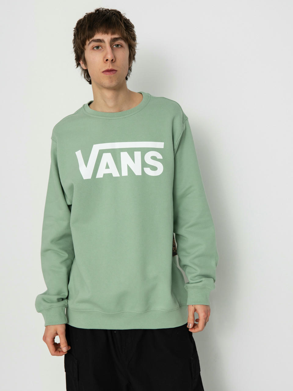 Суитшърт Vans Classic Crew II (iceberg green)