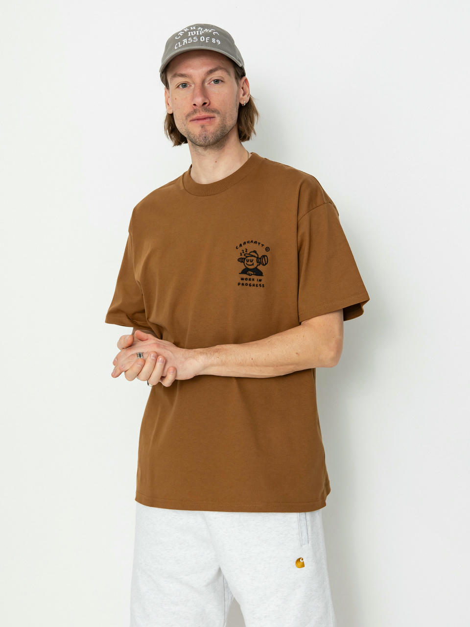 Тениска Carhartt WIP Icons (hamilton brown/black)