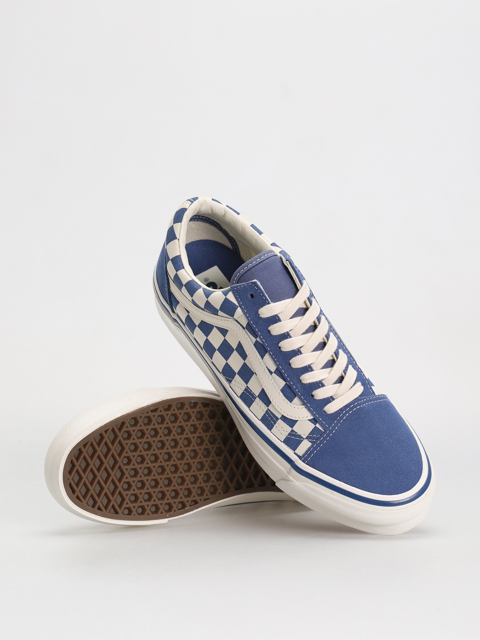 Обувки Vans Old Skool 36 (checkerboard medium blue)