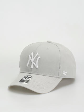 Шапка с козирка 47 Brand MLB New York Yankees Raised Basic (grey)