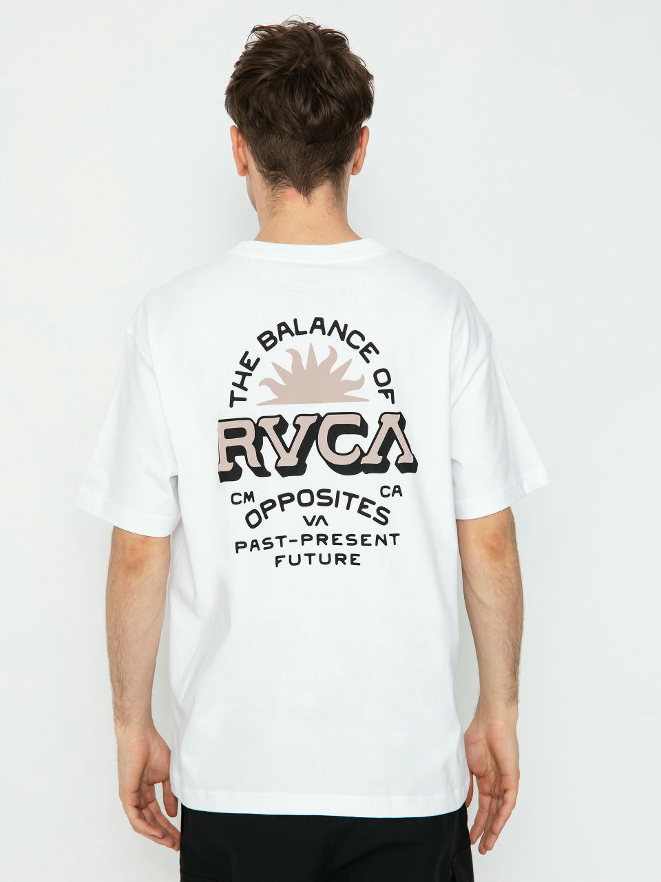 Тениска RVCA Type Set (white)