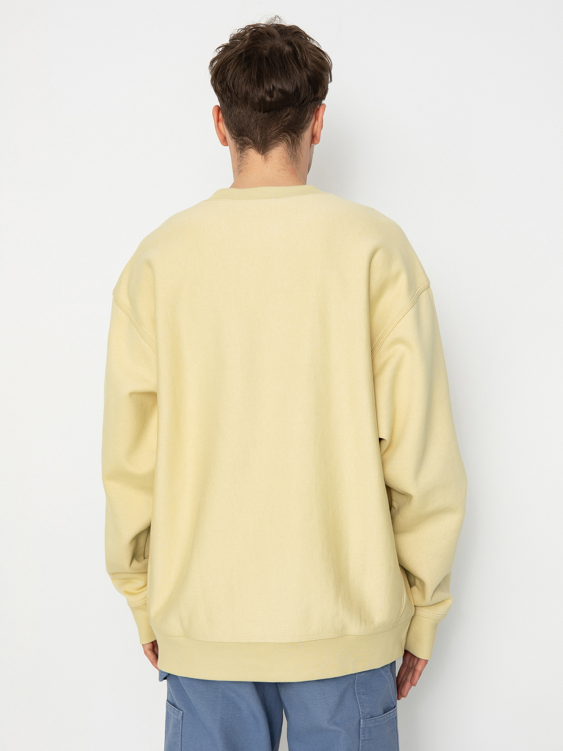 Суитшърт Carhartt WIP American Script (rattan)