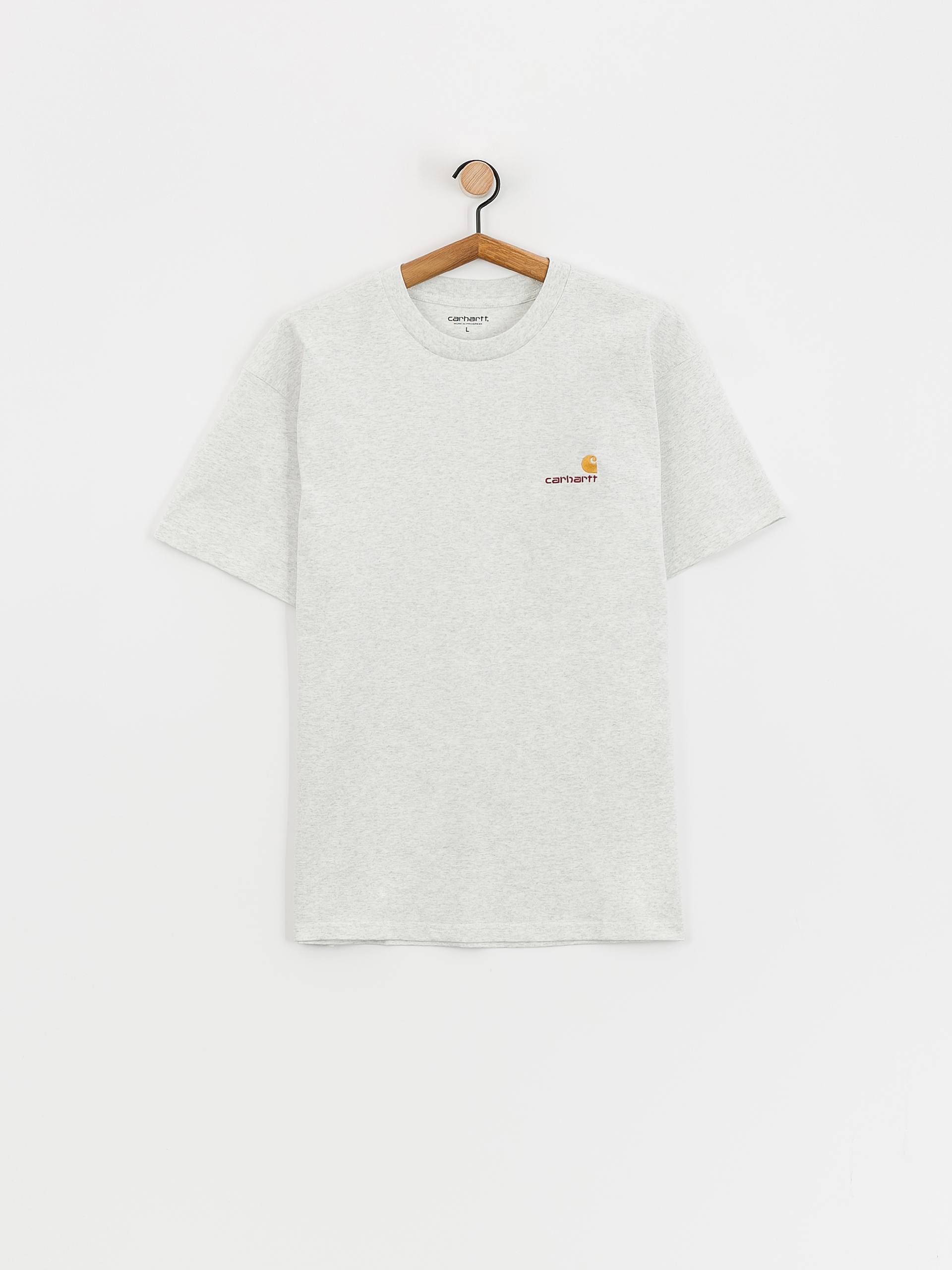 Тениска Carhartt WIP American Script (ash heather)