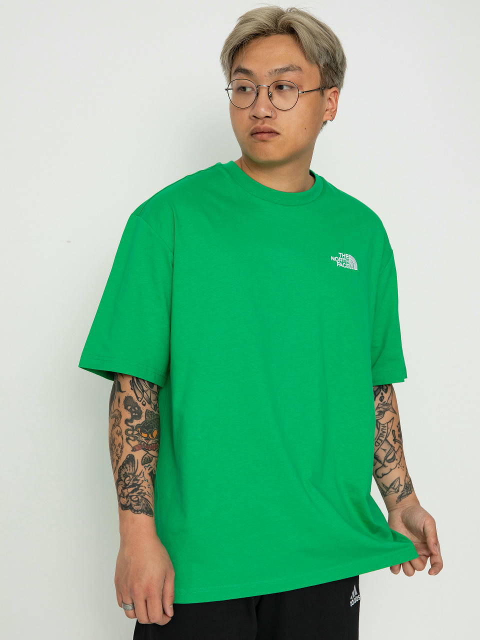 Тениска The North Face Essential Oversize (optic emerald)