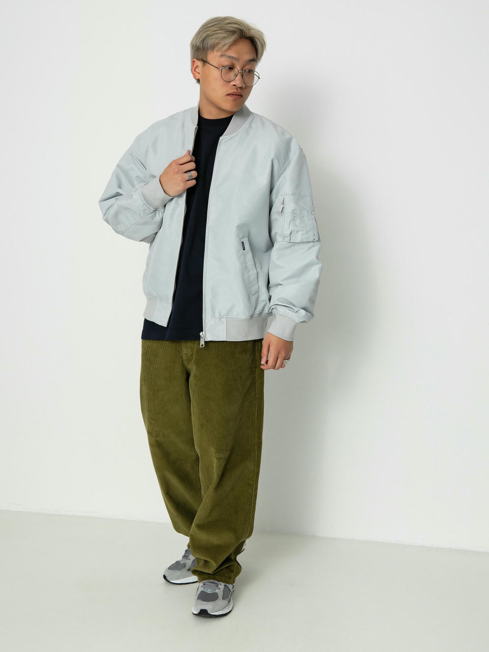 Яке Carhartt WIP Otley Bomber (sonic silver)