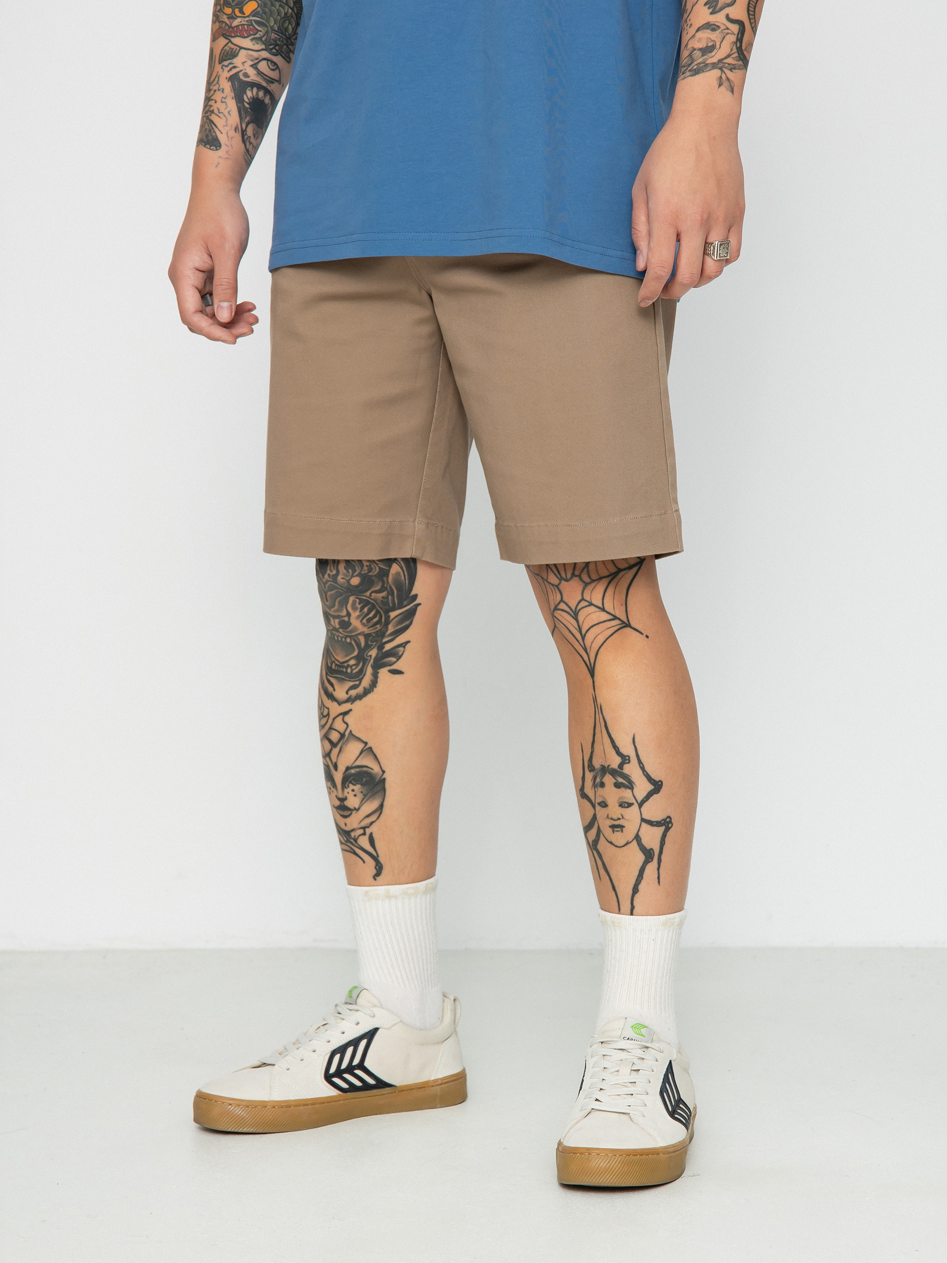 Къси панталони RVCA Weekend Stretch (dark khaki)