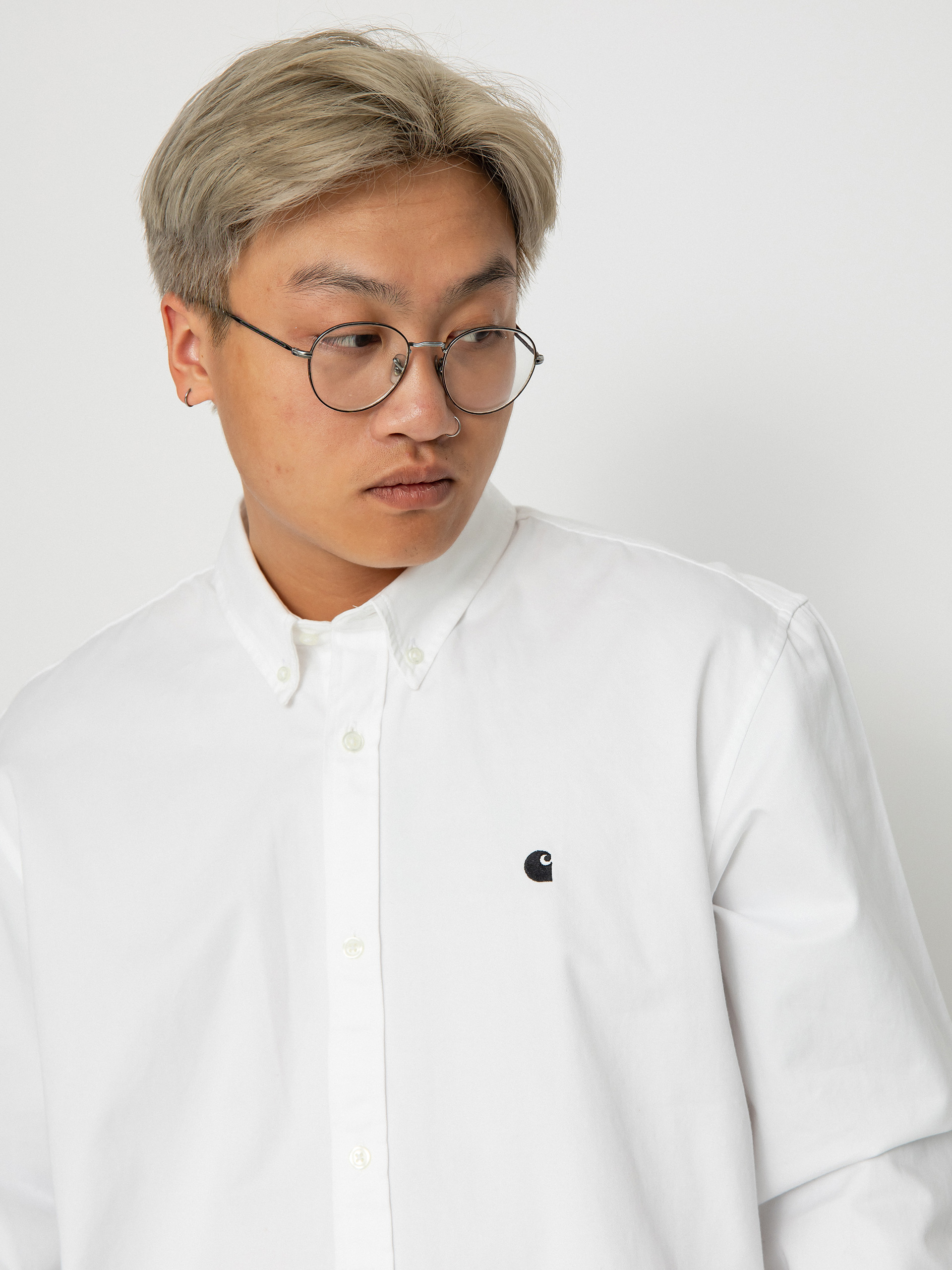 Риза Carhartt WIP Madison (white/black)