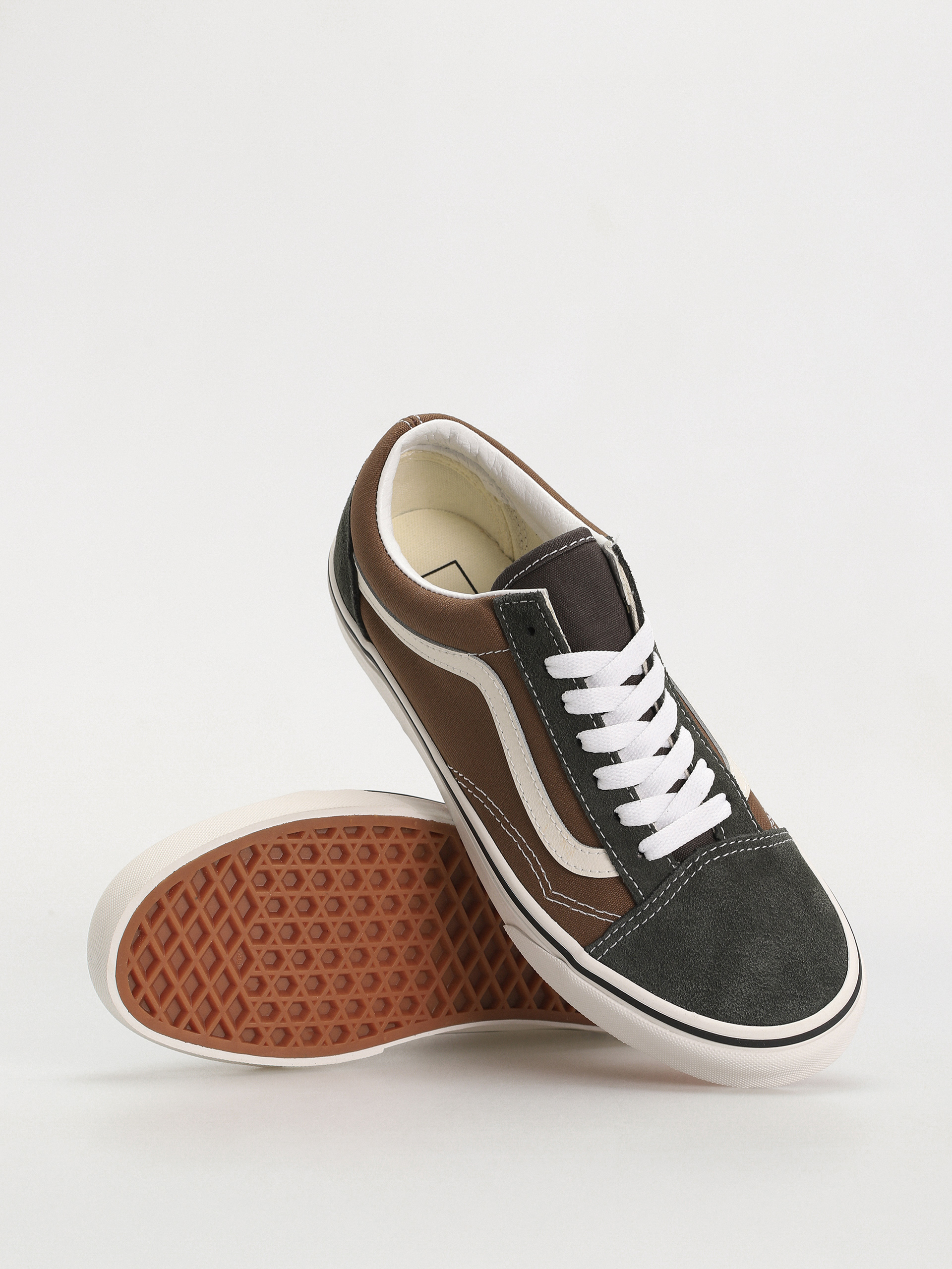 Обувки Vans Old Skool (canvas/suede pop brown/multi)