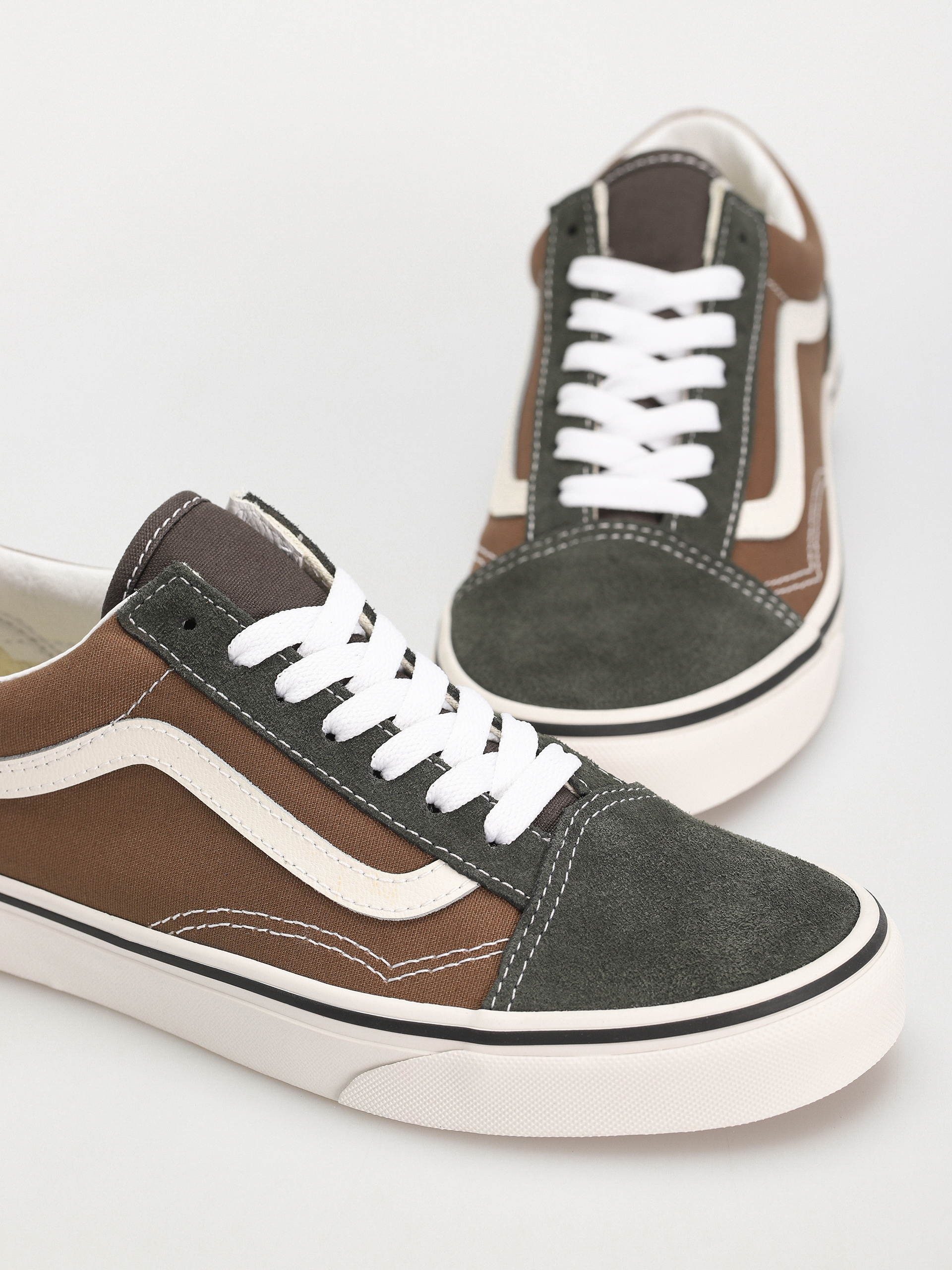 Обувки Vans Old Skool (canvas/suede pop brown/multi)