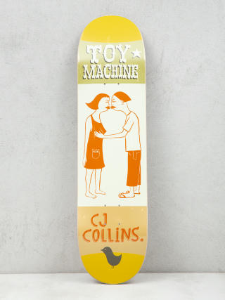 Дъска Toy Machine Collins Kilgallen (gold/white)