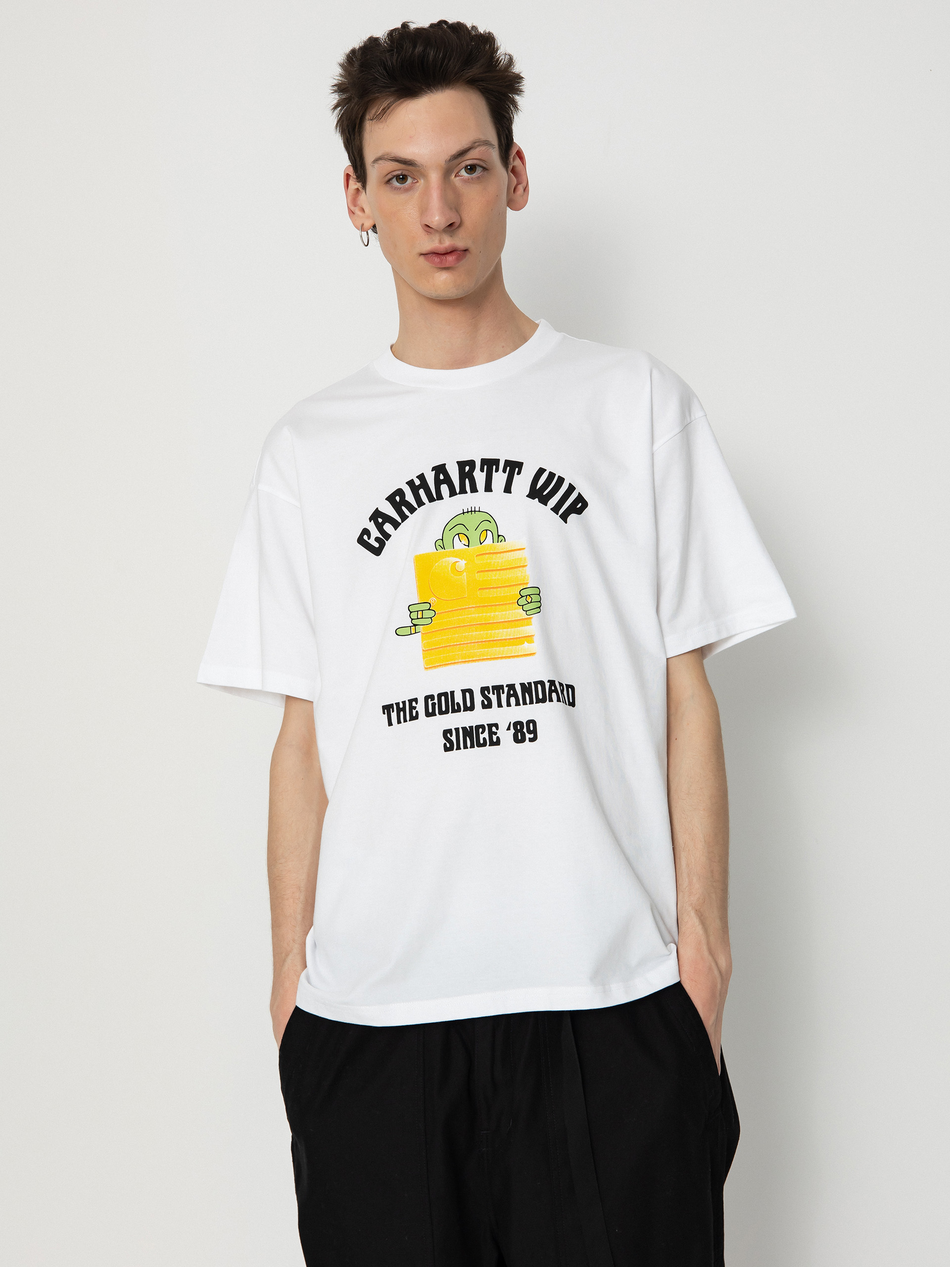 Тениска Carhartt WIP Gold Standard (white)