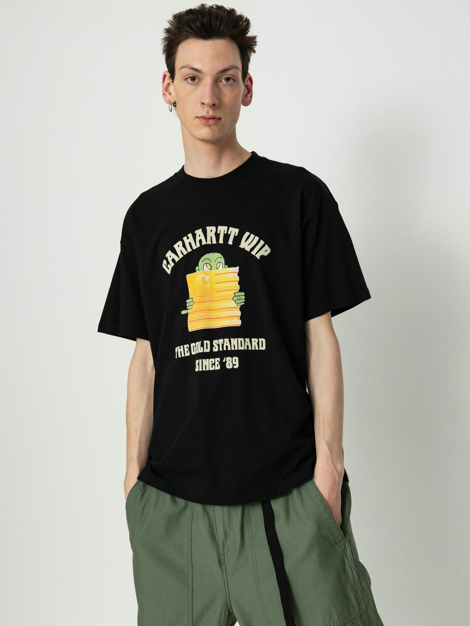 Тениска Carhartt WIP Gold Standard (black)