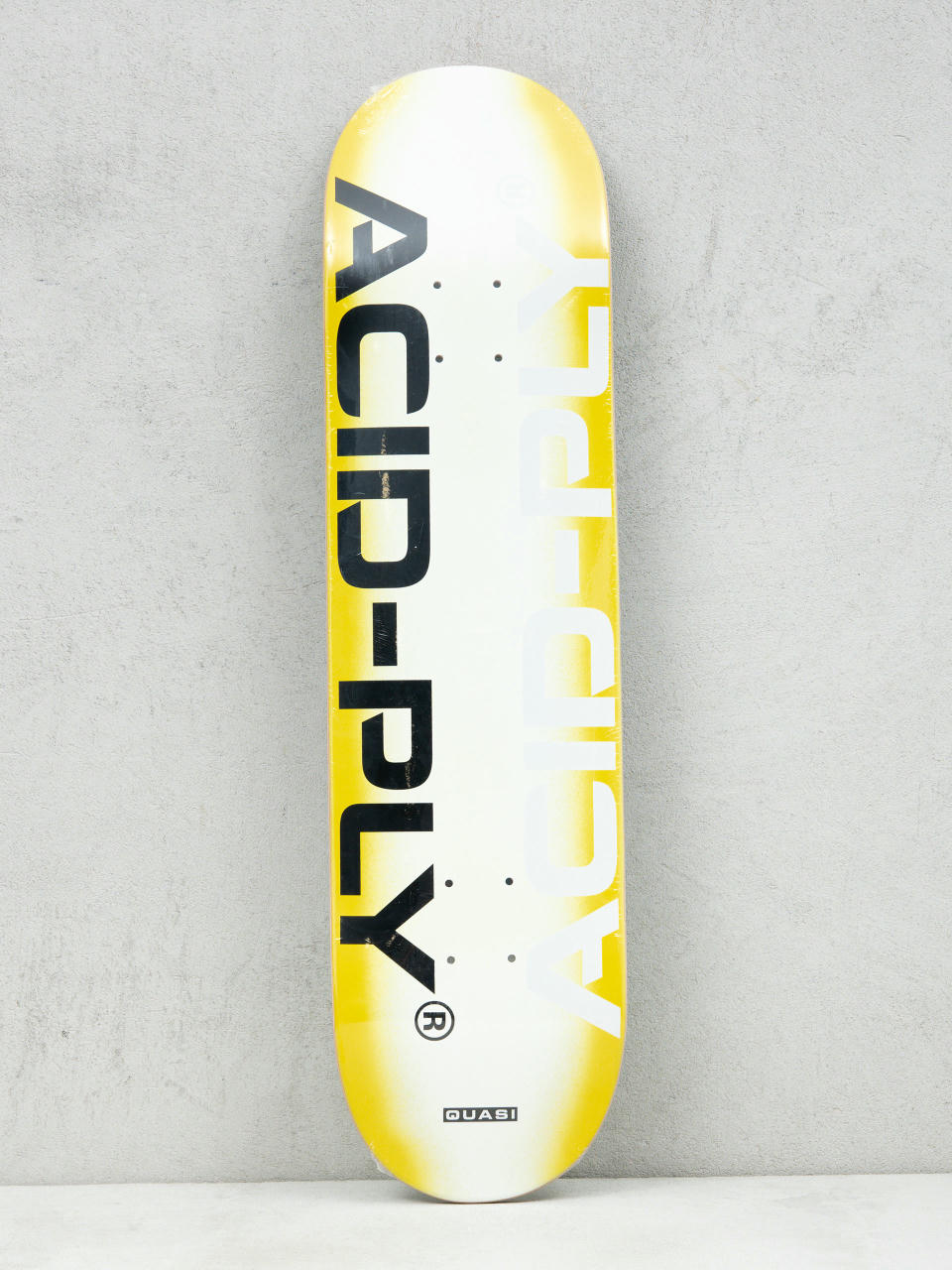 Дъска Quasi Skateboards Technology (yellow/white)