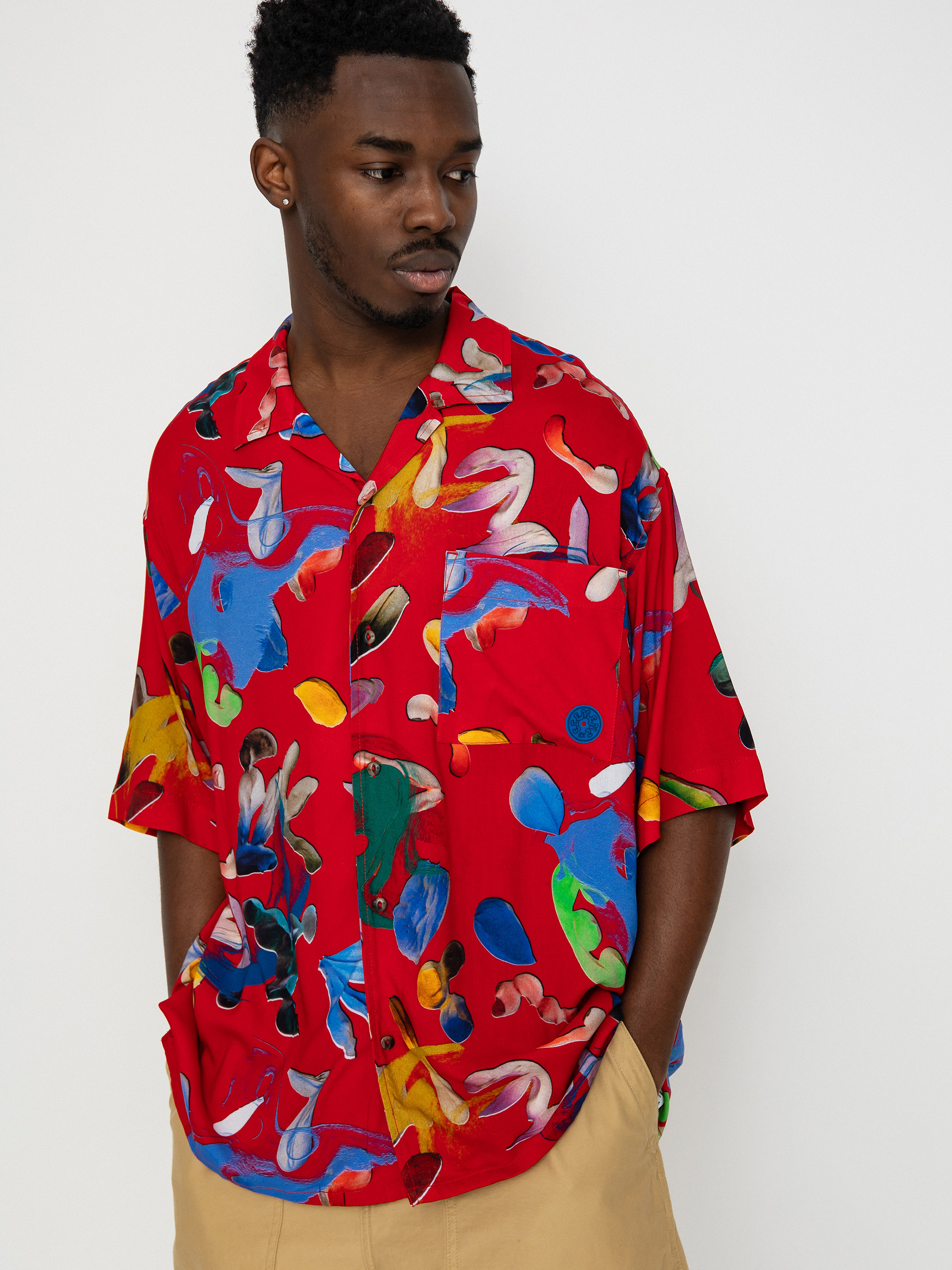 Риза Element Resort Blochold Shirt (red)