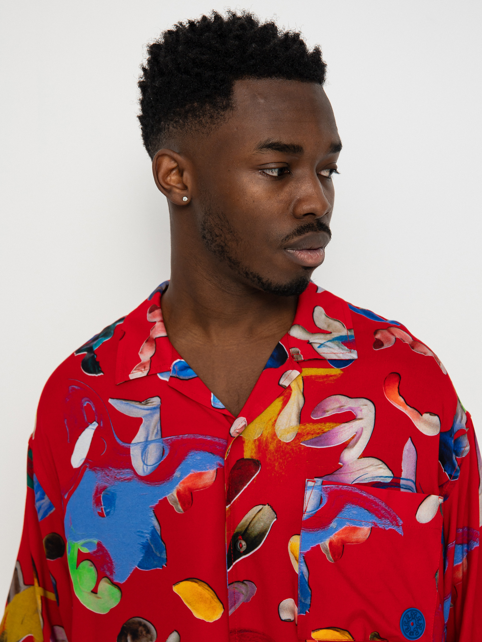 Риза Element Resort Blochold Shirt (red)