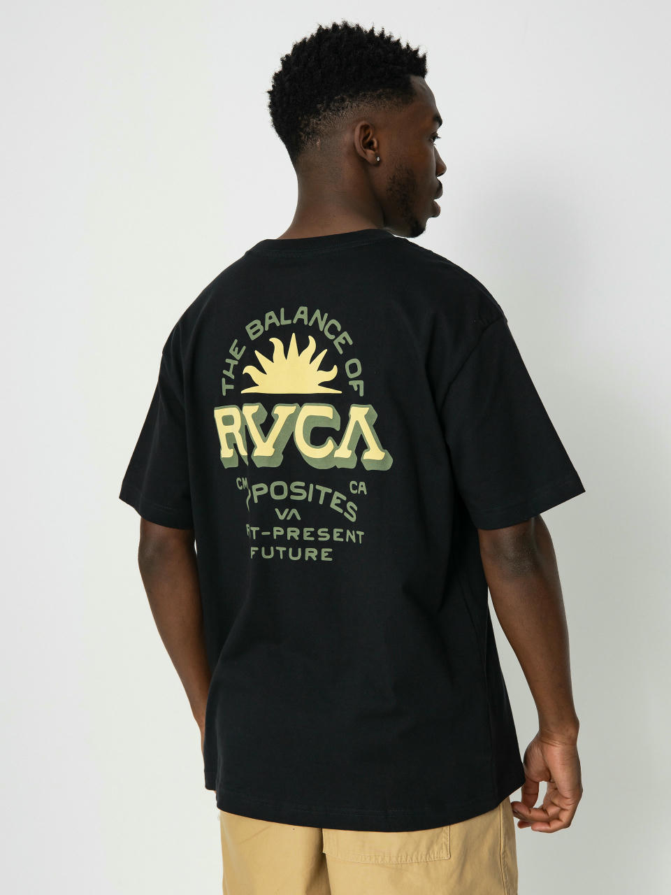 Тениска RVCA Type Set (black)