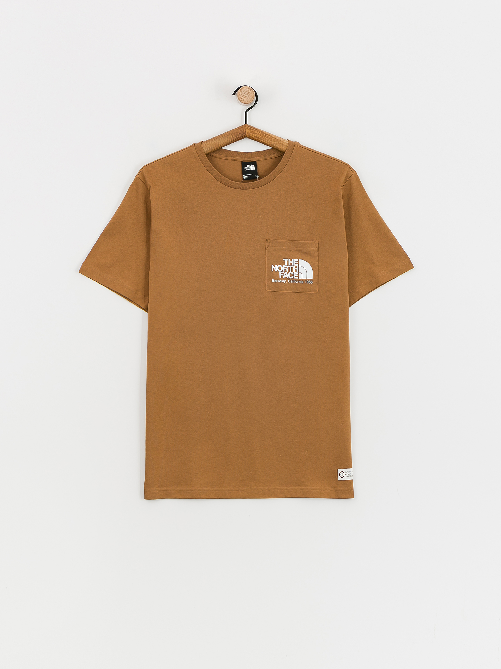 Тениска The North Face Berkeley California Pocket (utility brown)