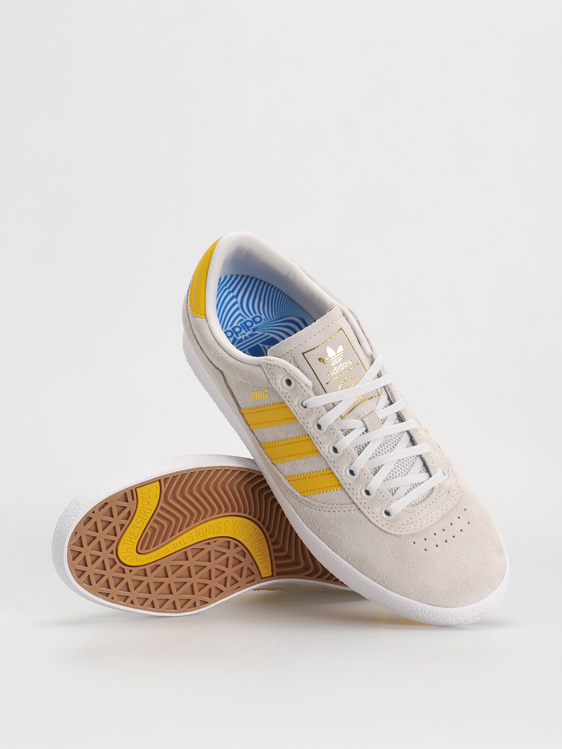Обувки adidas Puig Indoor (crywht/bogold/ftwwht)