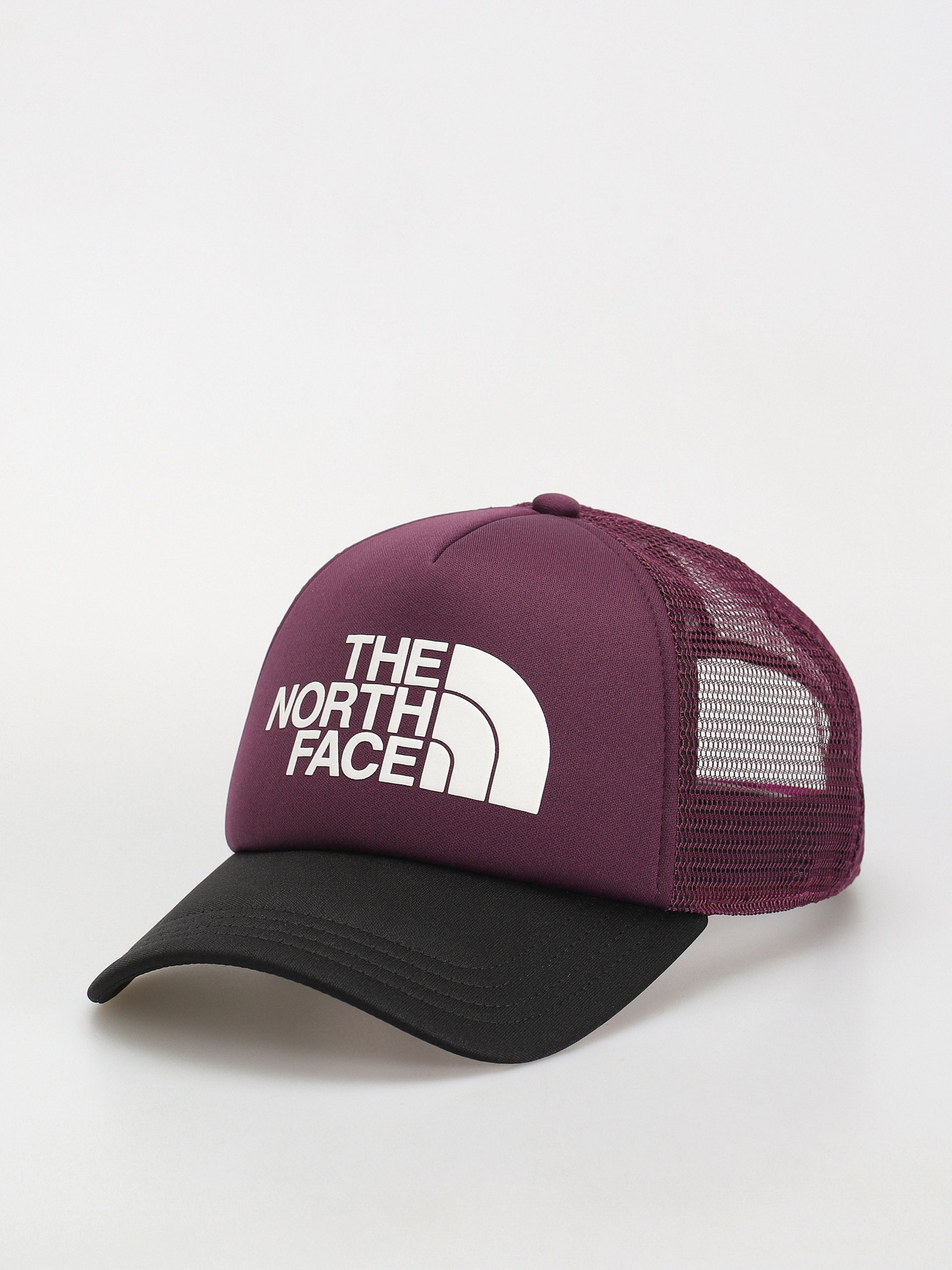 Шапка с козирка The North Face Tnf Logo Trucker (black currant purple)