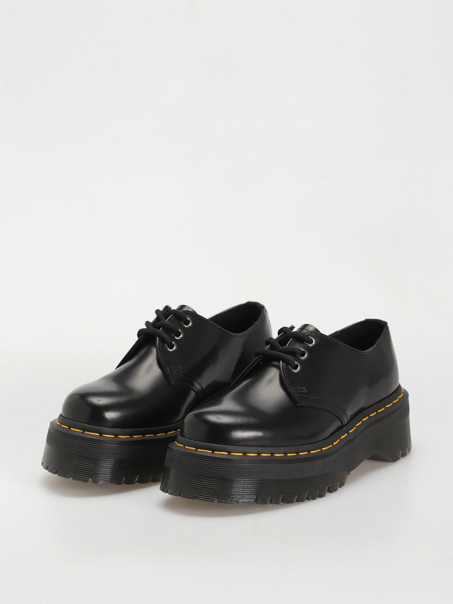 Dr. Martens Обувки 1461 Quad Wmn (polished smooth black)