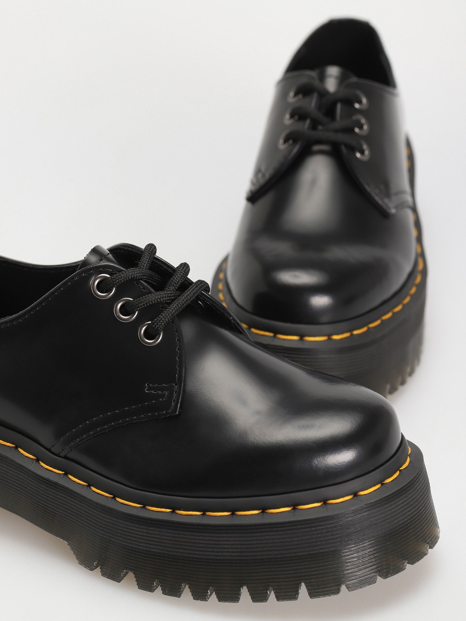 Dr. Martens Обувки 1461 Quad Wmn (polished smooth black)
