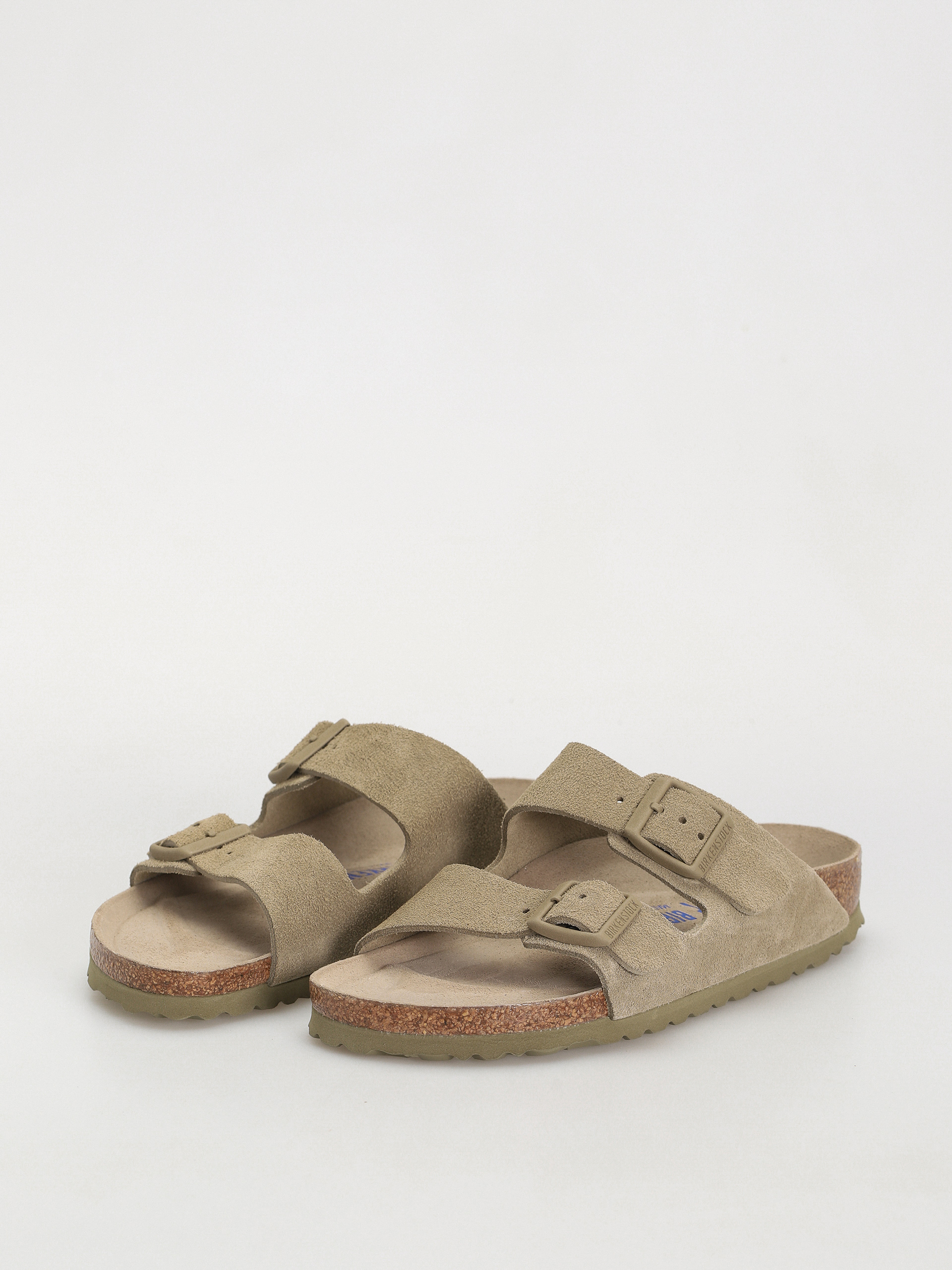 Чехли Birkenstock Arizona Suede Leather Narrow Wmn (faded khaki)