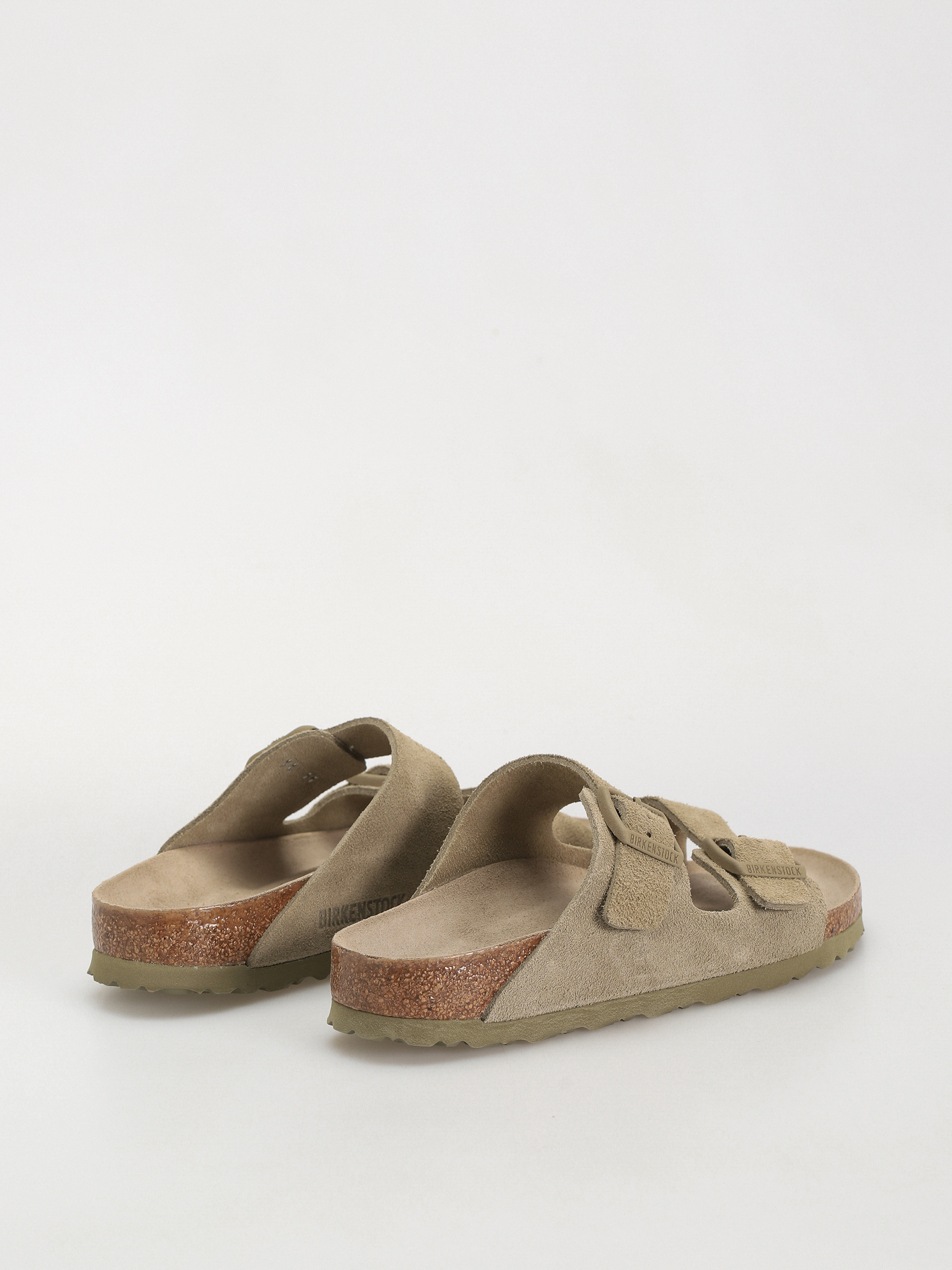 Чехли Birkenstock Arizona Suede Leather Narrow Wmn (faded khaki)