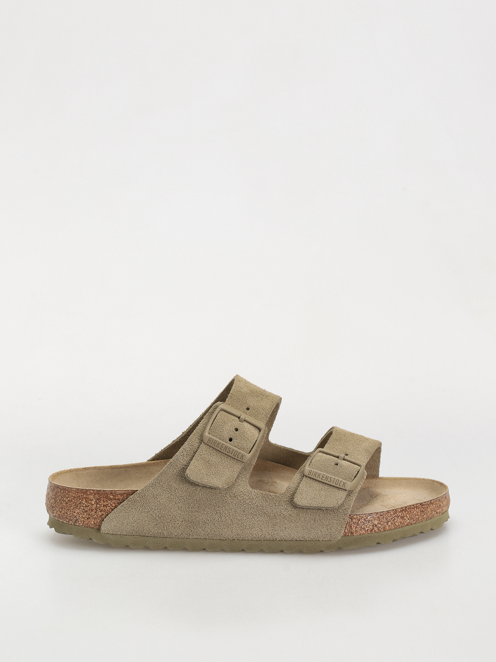 u0427u0435u0445u043bu0438 Birkenstock Arizona Suede Leather Regular (faded khaki)