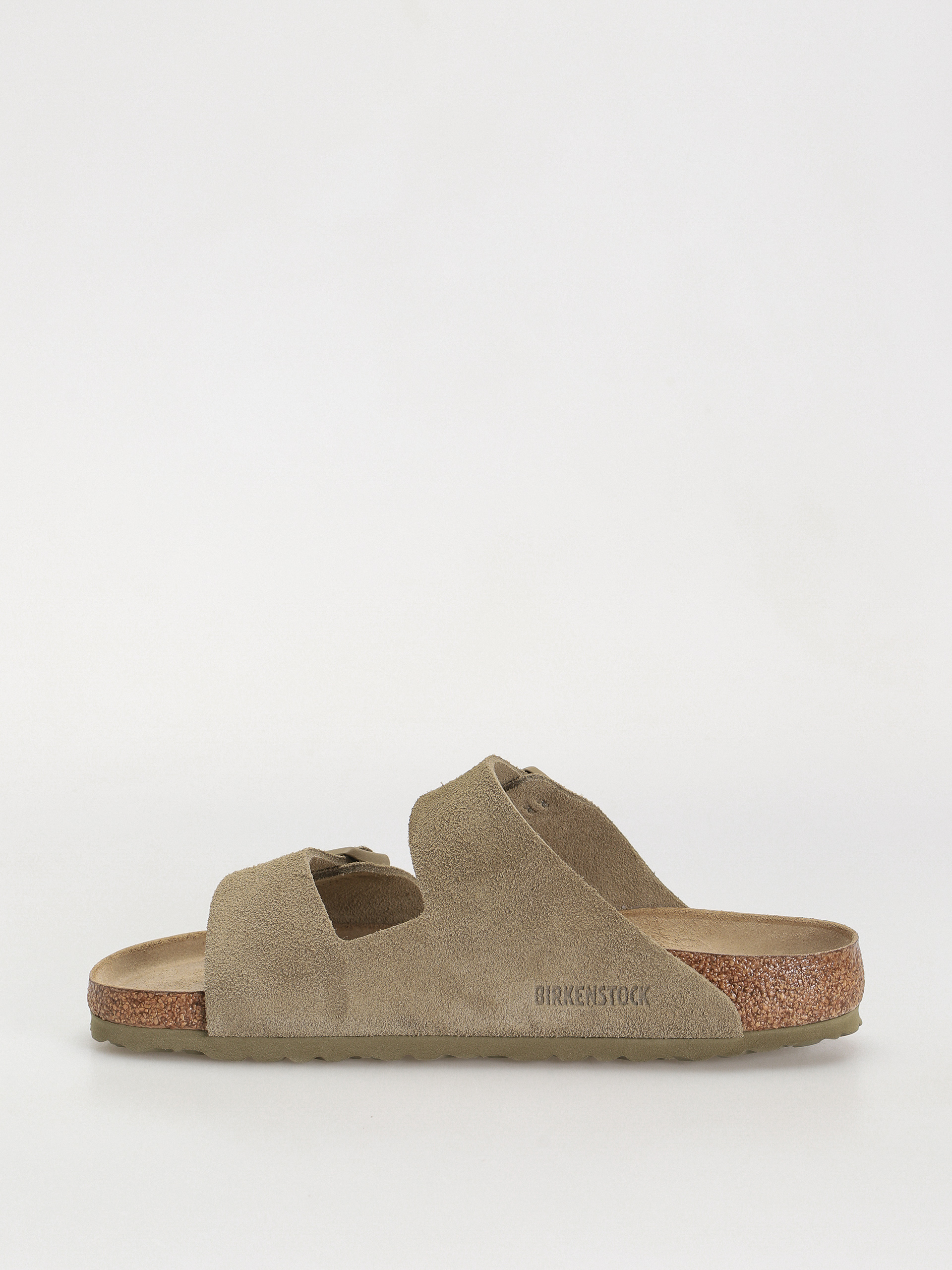 Чехли Birkenstock Arizona Suede Leather Regular (faded khaki)