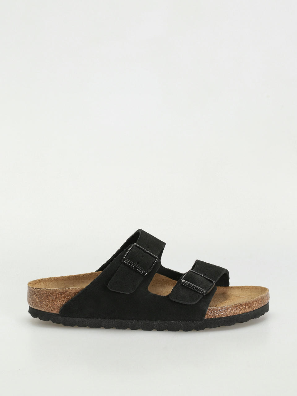 Чехли Birkenstock Arizona Suede Leather Narrow Wmn (black)