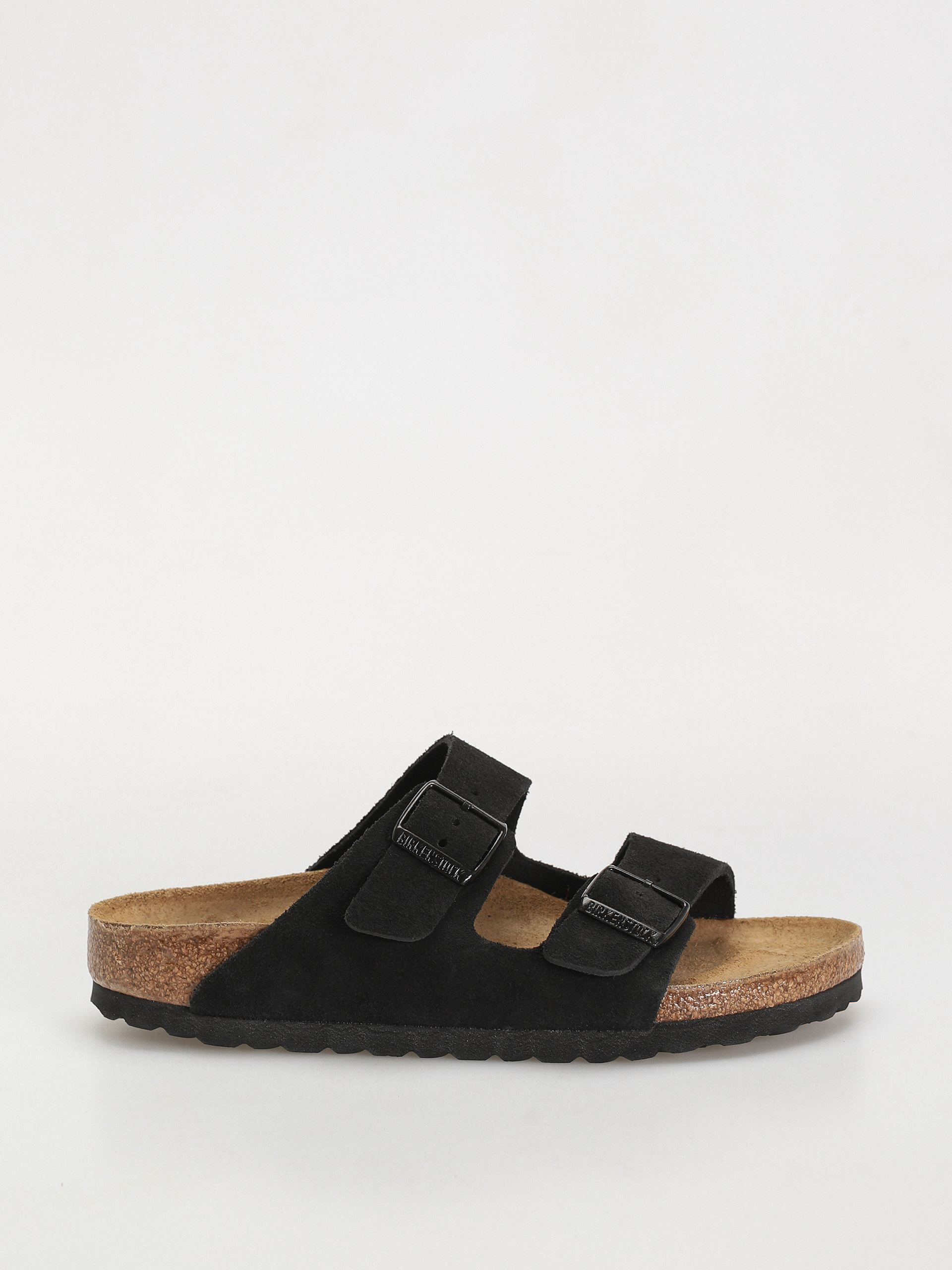 u0427u0435u0445u043bu0438 Birkenstock Arizona Suede Leather Narrow Wmn (black)