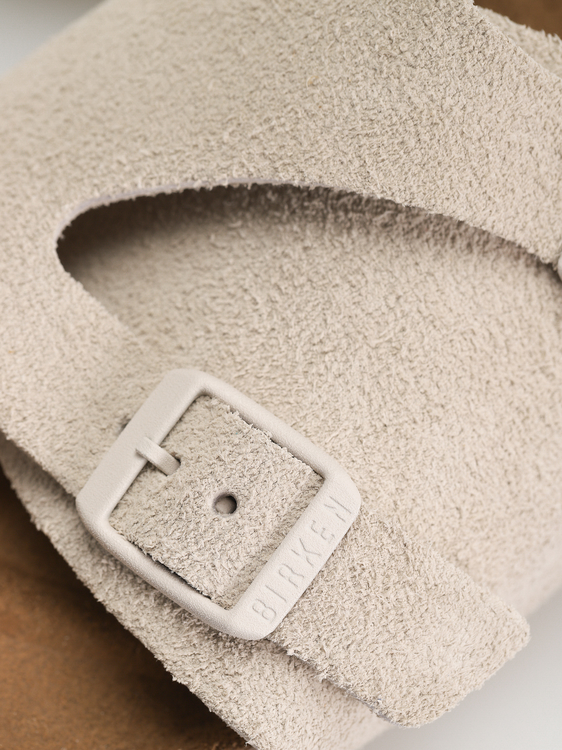 Чехли Birkenstock Zurich Suede Leather Narrow Wmn (antique white)