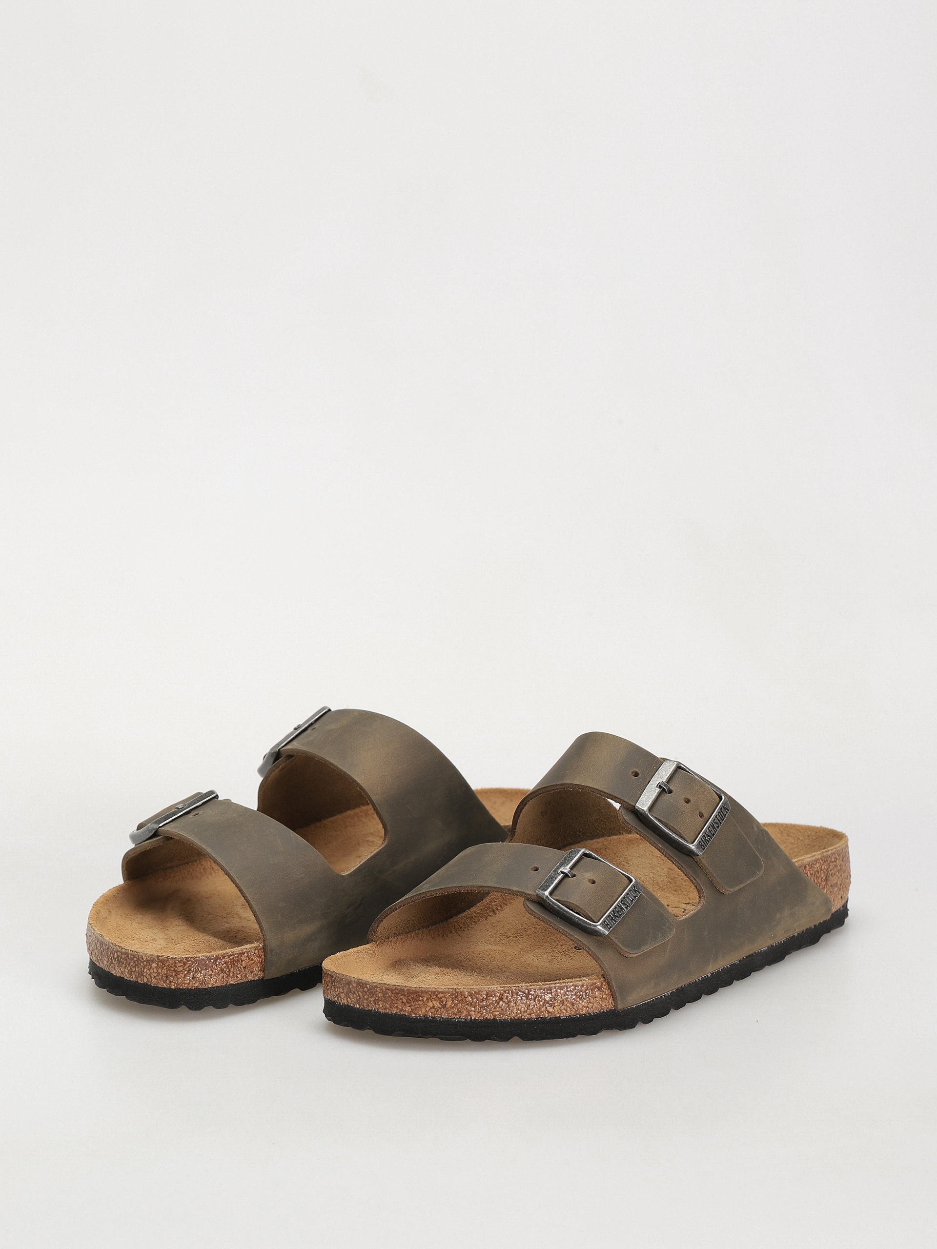 Чехли Birkenstock Arizona Oiled Leather Regular (faded khaki)