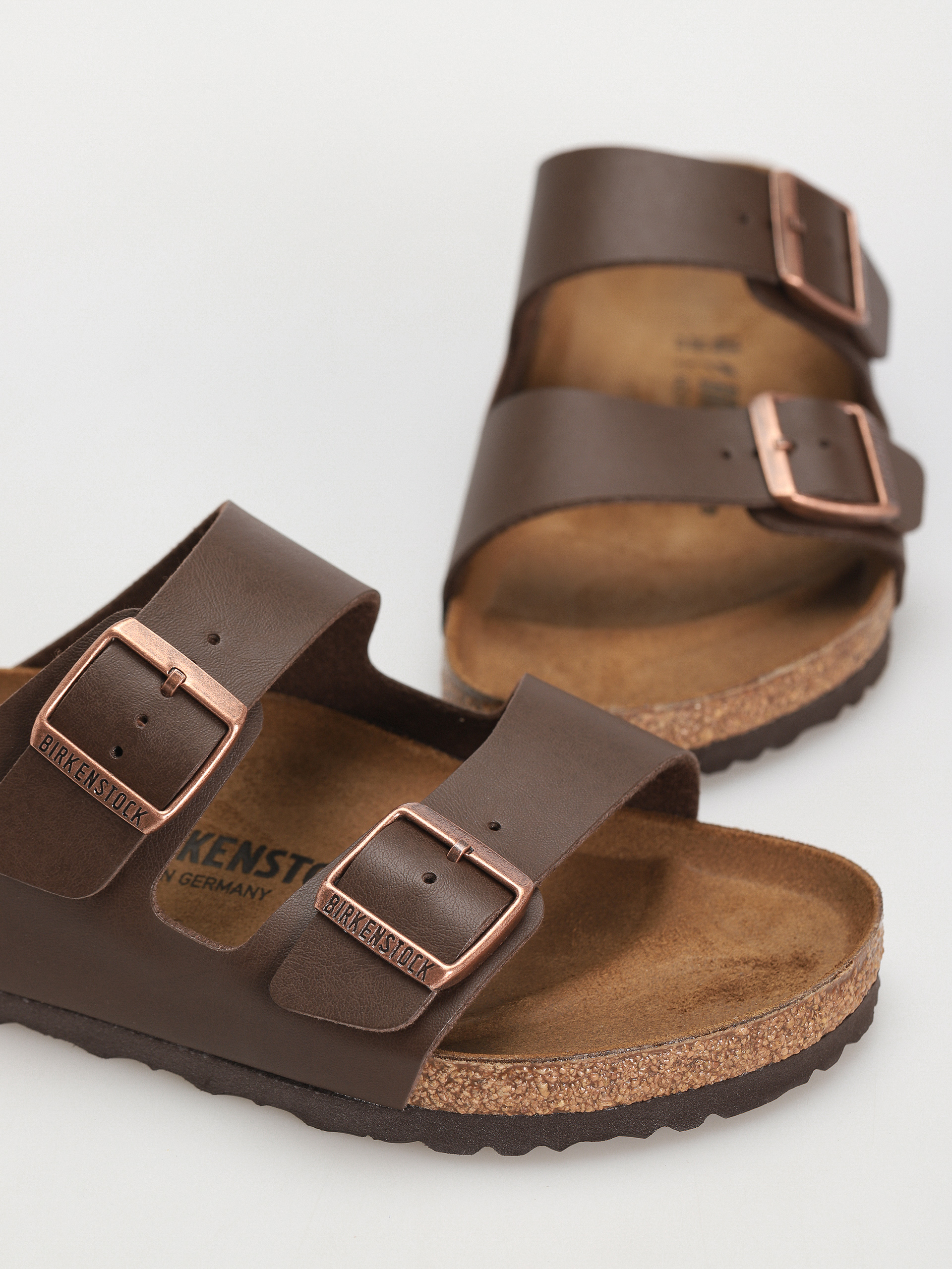 Чехли Birkenstock Arizona Birko Flor Regular (dark brown)