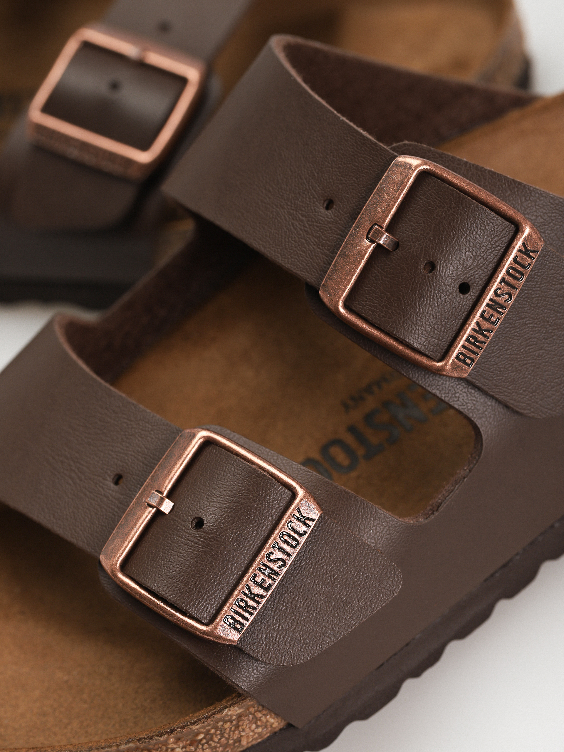 Чехли Birkenstock Arizona Birko Flor Regular (dark brown)