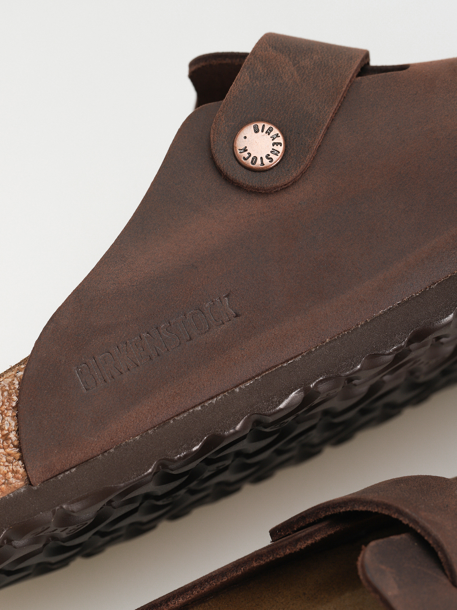 Чехли Birkenstock Boston Oiled Leather Regular (habana)