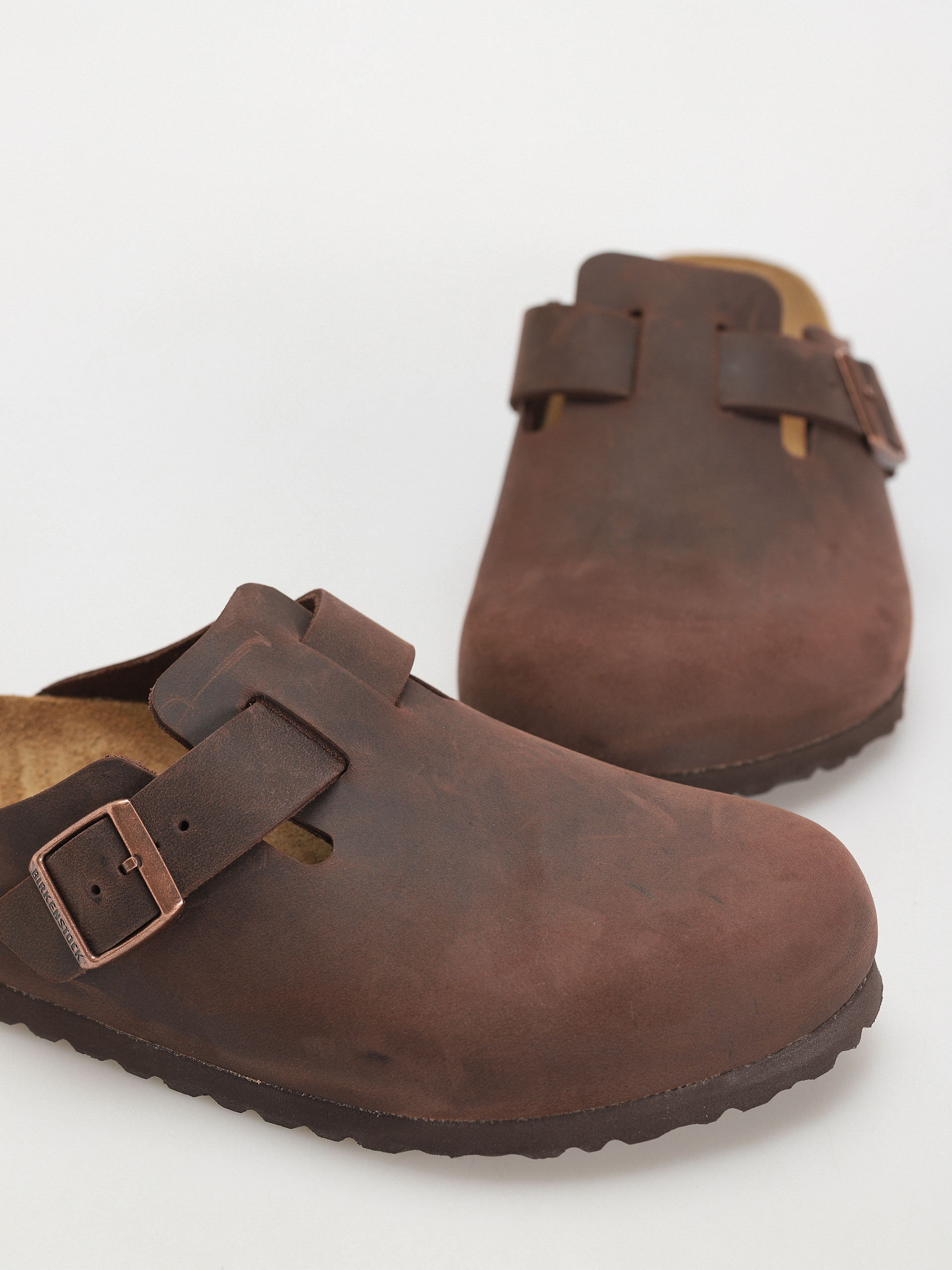 Чехли Birkenstock Boston Oiled Leather Regular (habana)