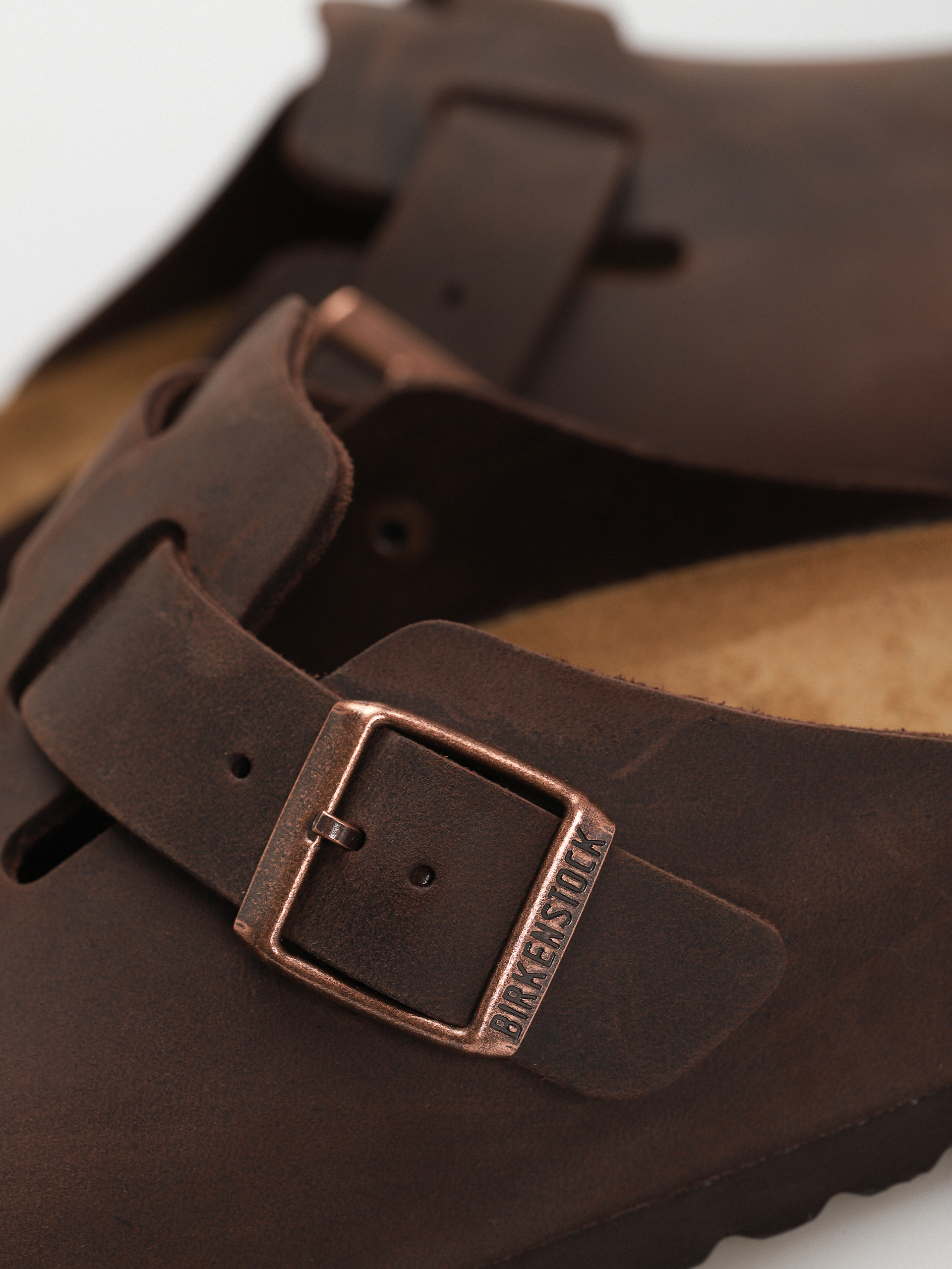 Чехли Birkenstock Boston Oiled Leather Regular (habana)