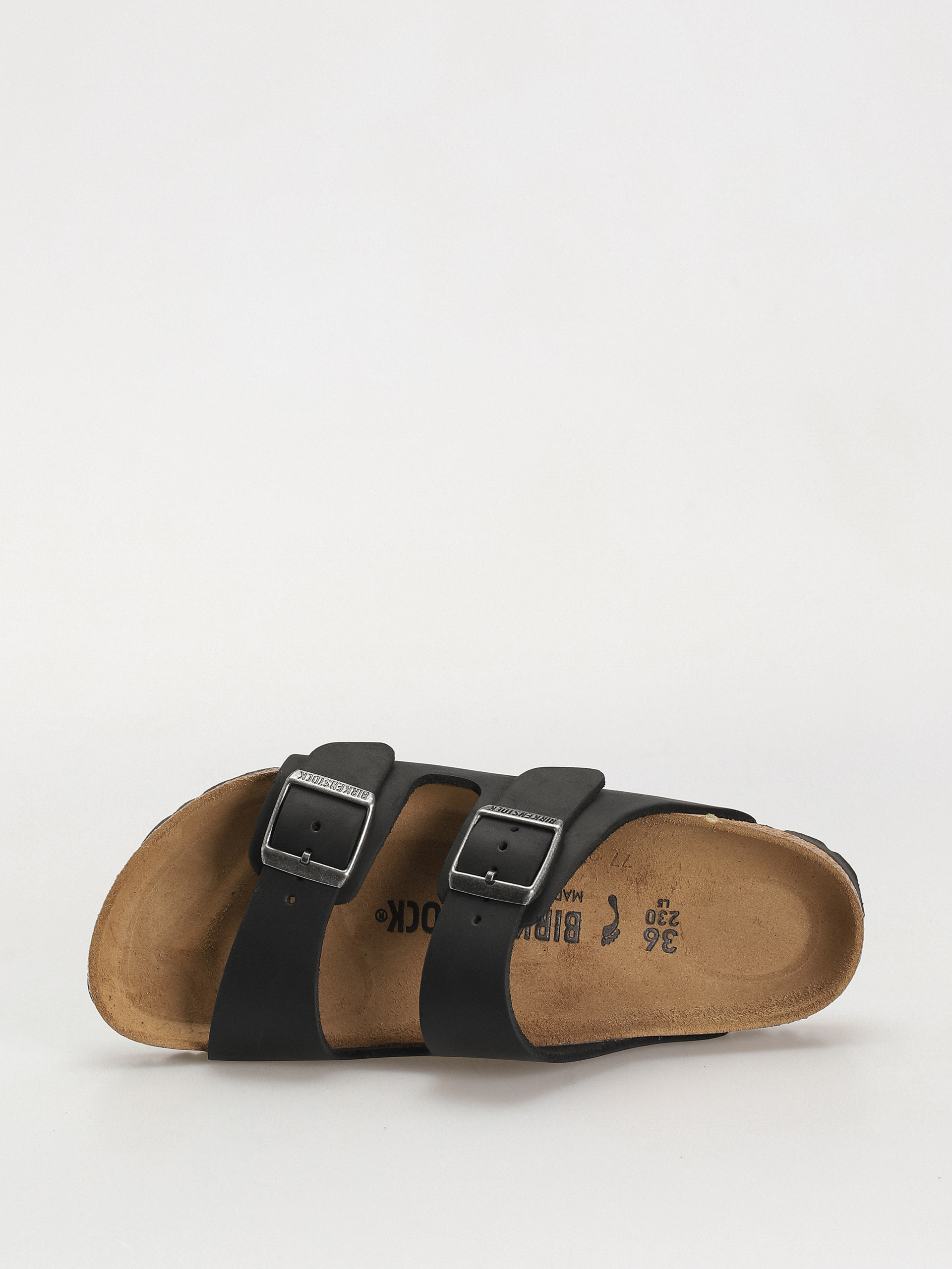 Чехли Birkenstock Arizona Oiled Leather Narrow Wmn (black)