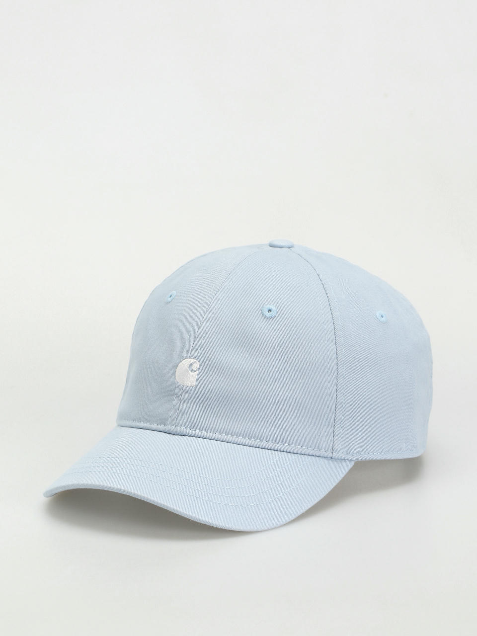 Шапка с козирка Carhartt WIP Madison Logo (frosted blue/white)