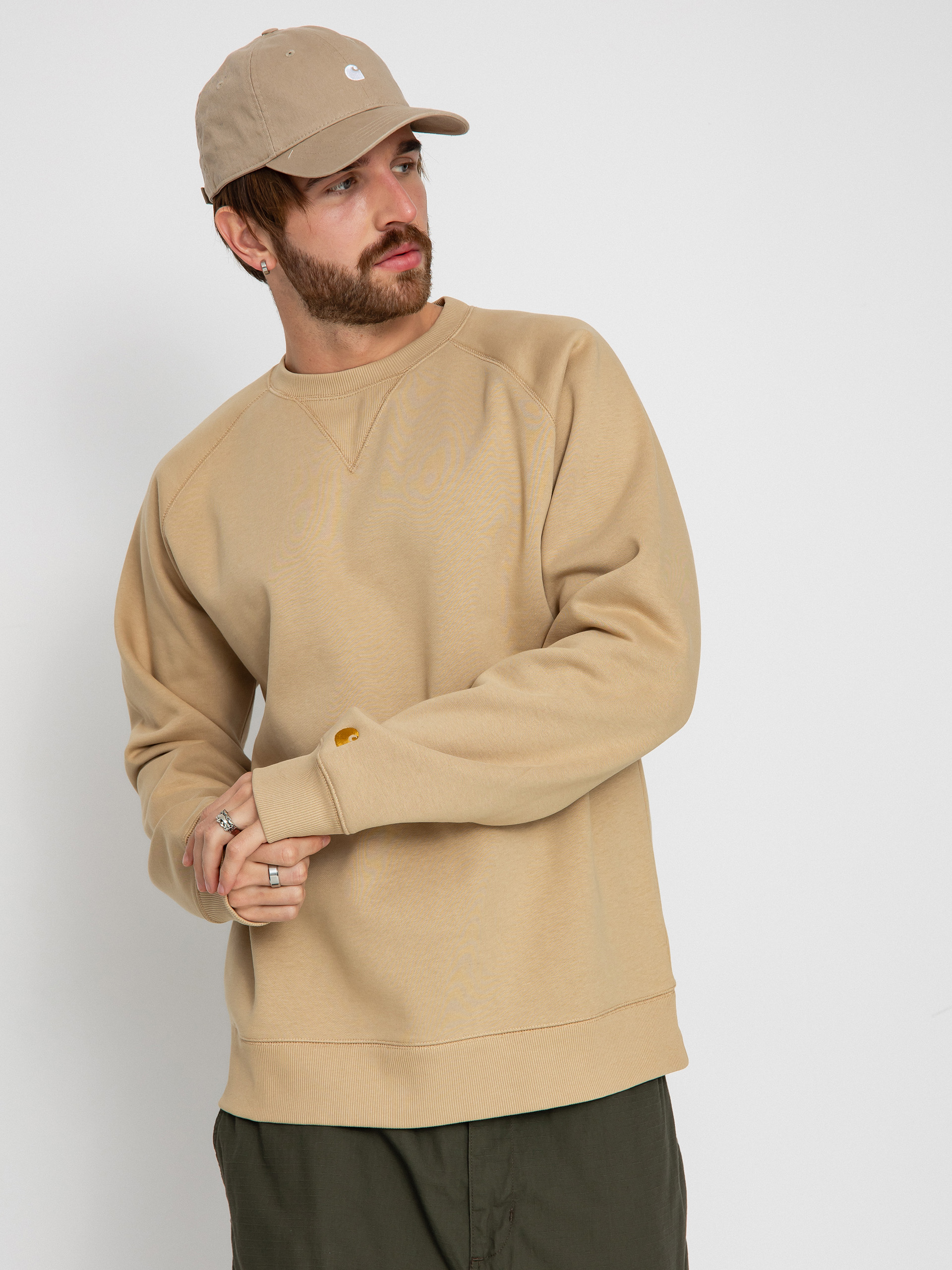 Суитшърт Carhartt WIP Chase (sable/gold)