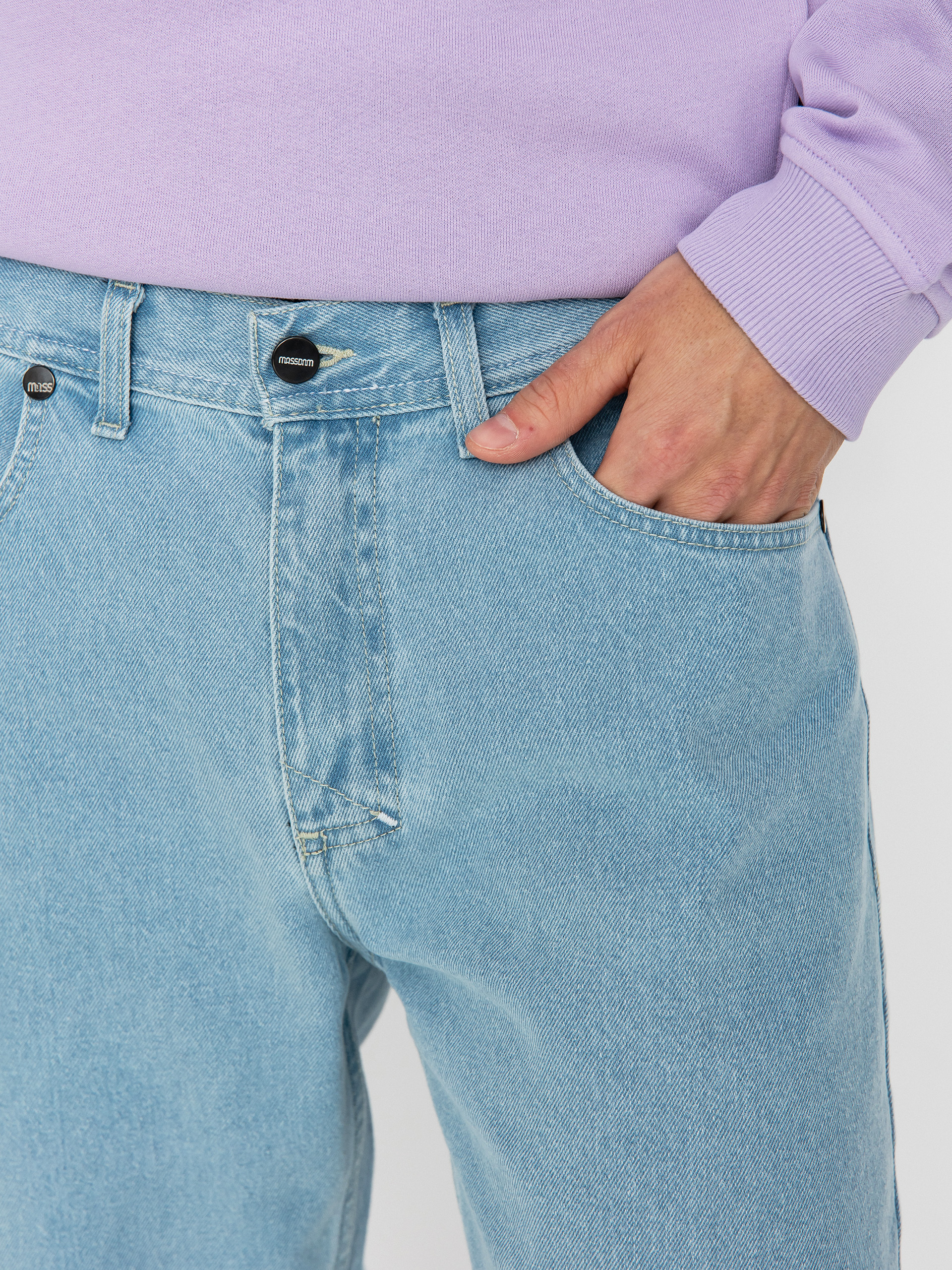 Панталони MassDnm Jeans Box (light blue)