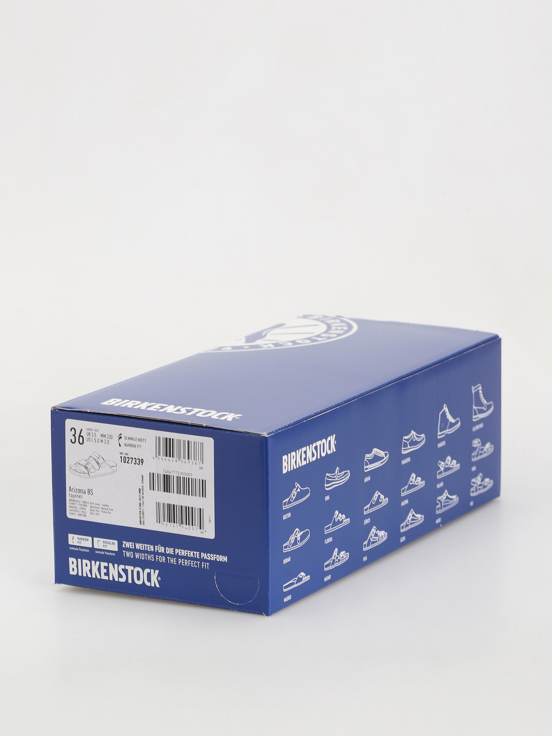 Чехли Birkenstock Arizona Birko Flor Narrow Wmn (eggshell)