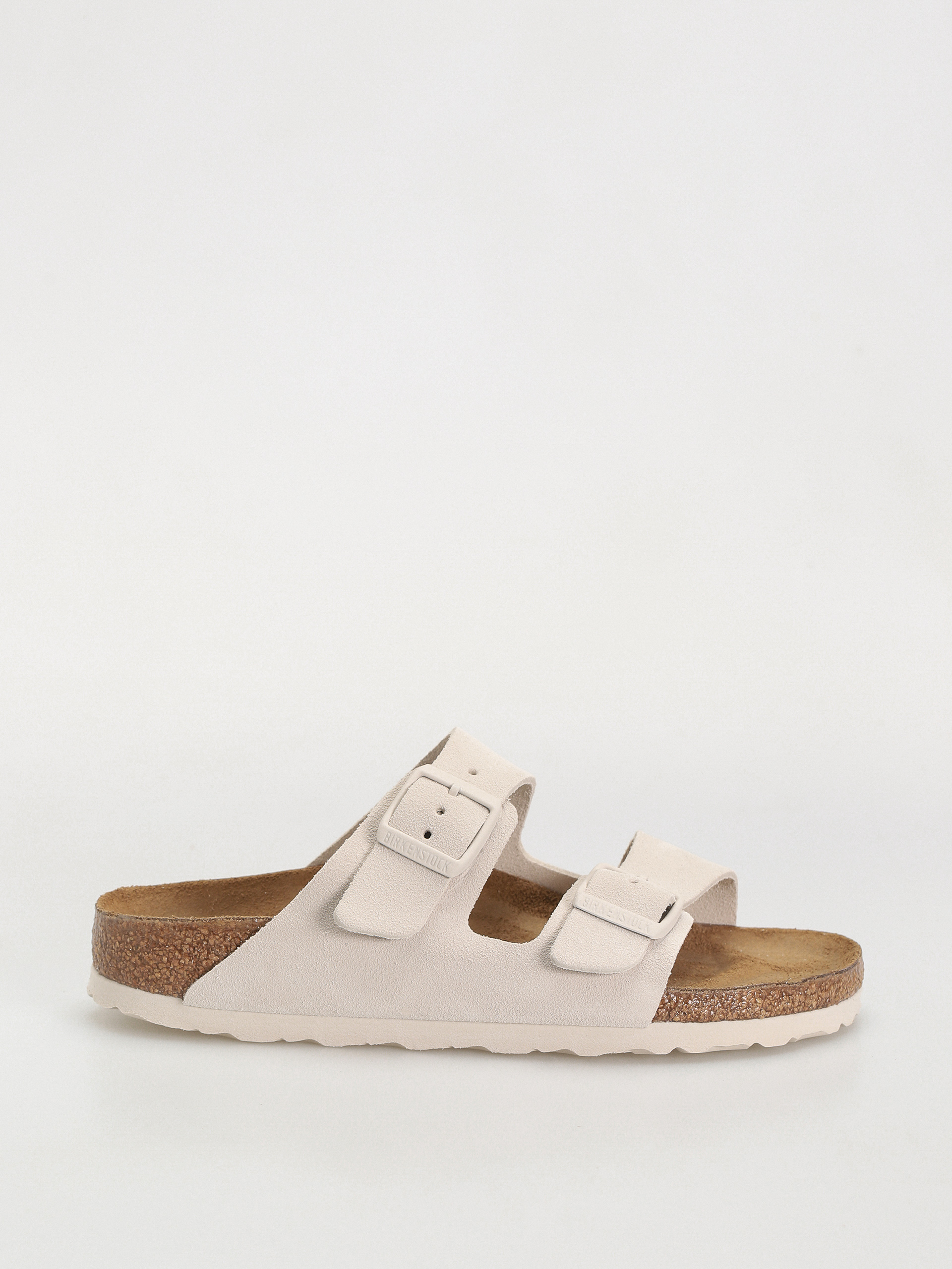 u0427u0435u0445u043bu0438 Birkenstock Arizona Suede Leather Narrow Wmn (antique white)