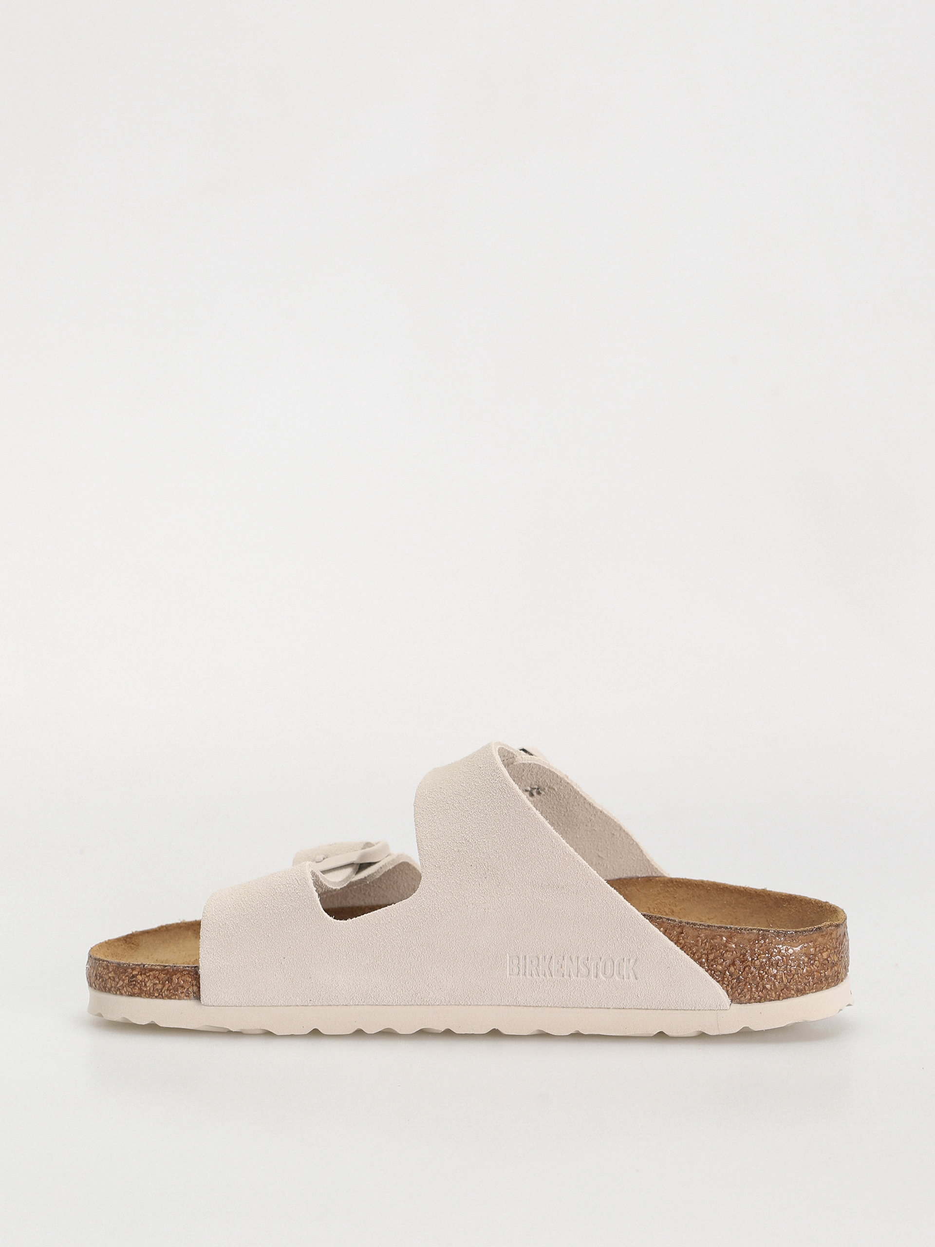Чехли Birkenstock Arizona Suede Leather Narrow Wmn (antique white)